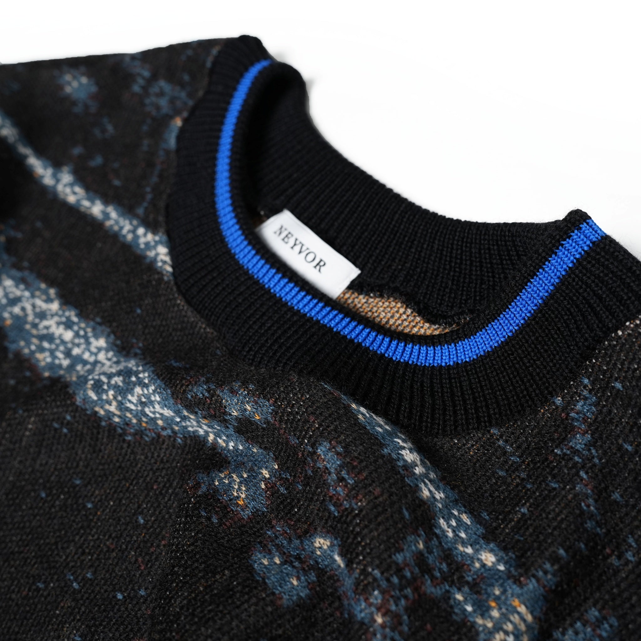 No:NV23AW-10 | Name:Road Movies Knit Sweater | Color:Black【NEYVOR_ネイバー】