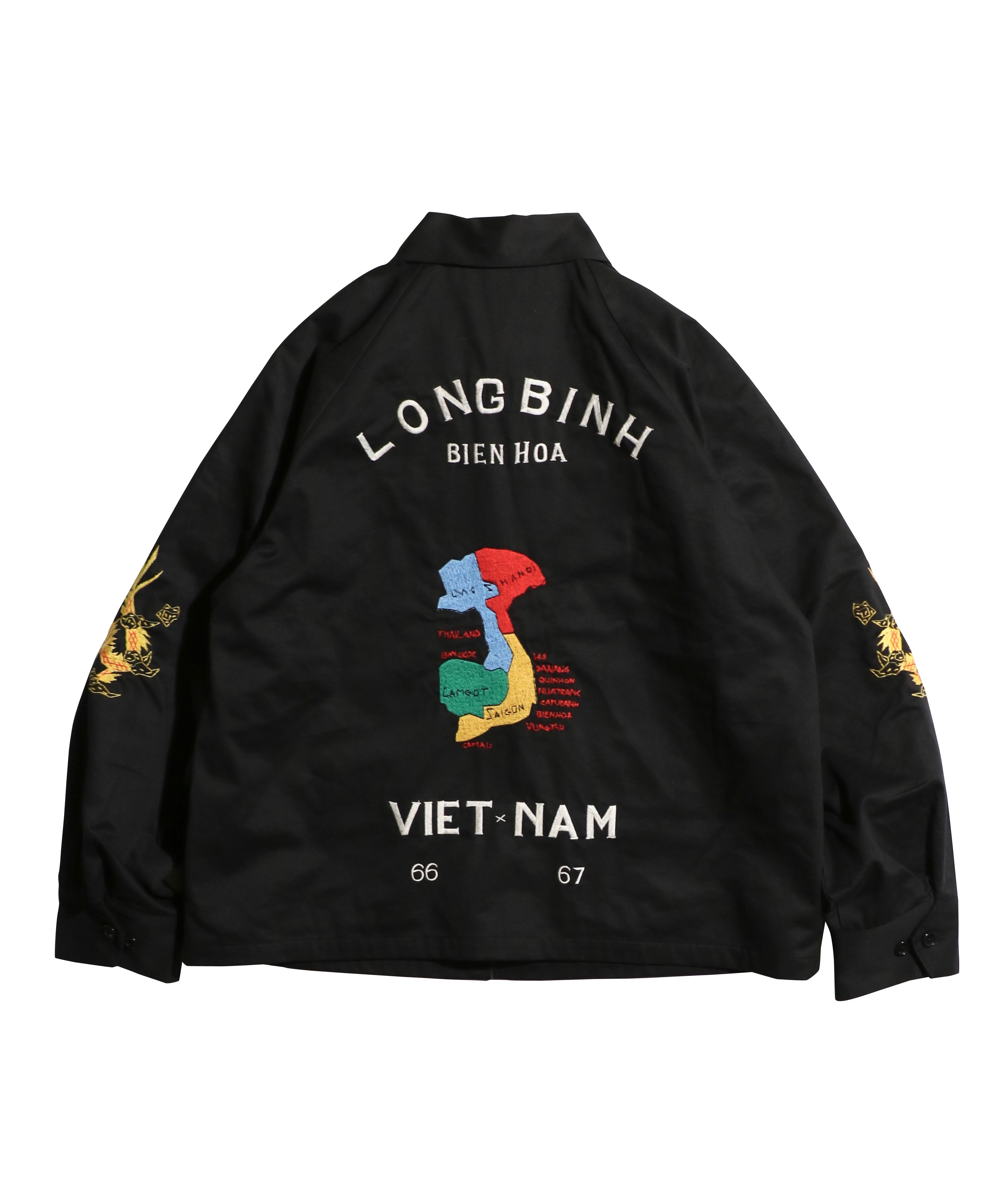 No:tl24s002 | Name:souver vit nam jacket | Color:Black Sateen【THRIFTY LOOK_スリフティールック】【入荷予定アイテム・入荷連絡可能】