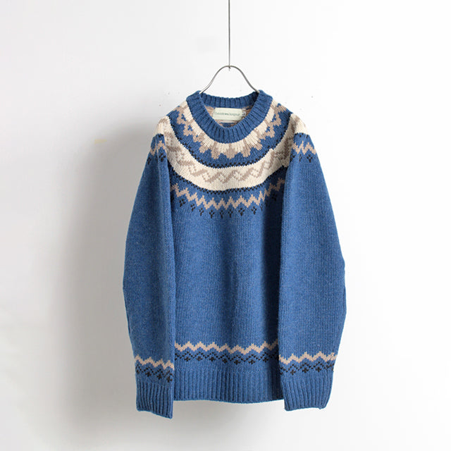 NOR KNIT | Color_Blue | No_co2025aw-01_blue【CONICHIWA BONJOUR_コニチワボンジュール】【入荷予定アイテム・入荷連絡可能】