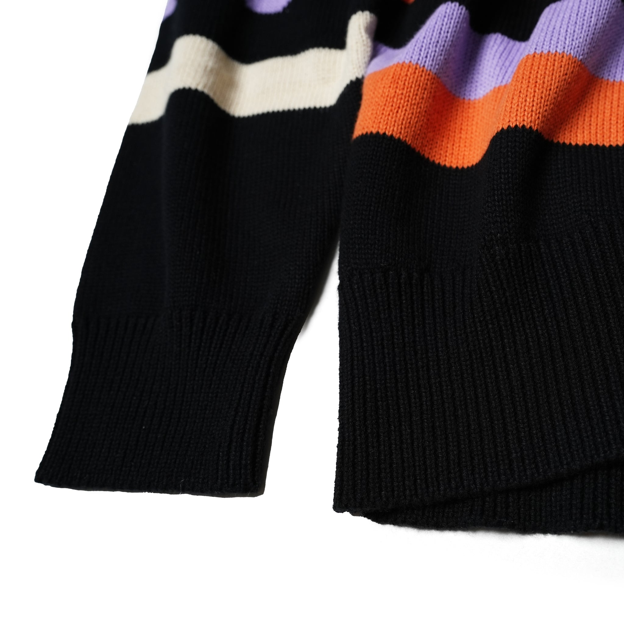 OTS REACTIVE KNIT HOODY – Geo Orange | ONE TEASPOON