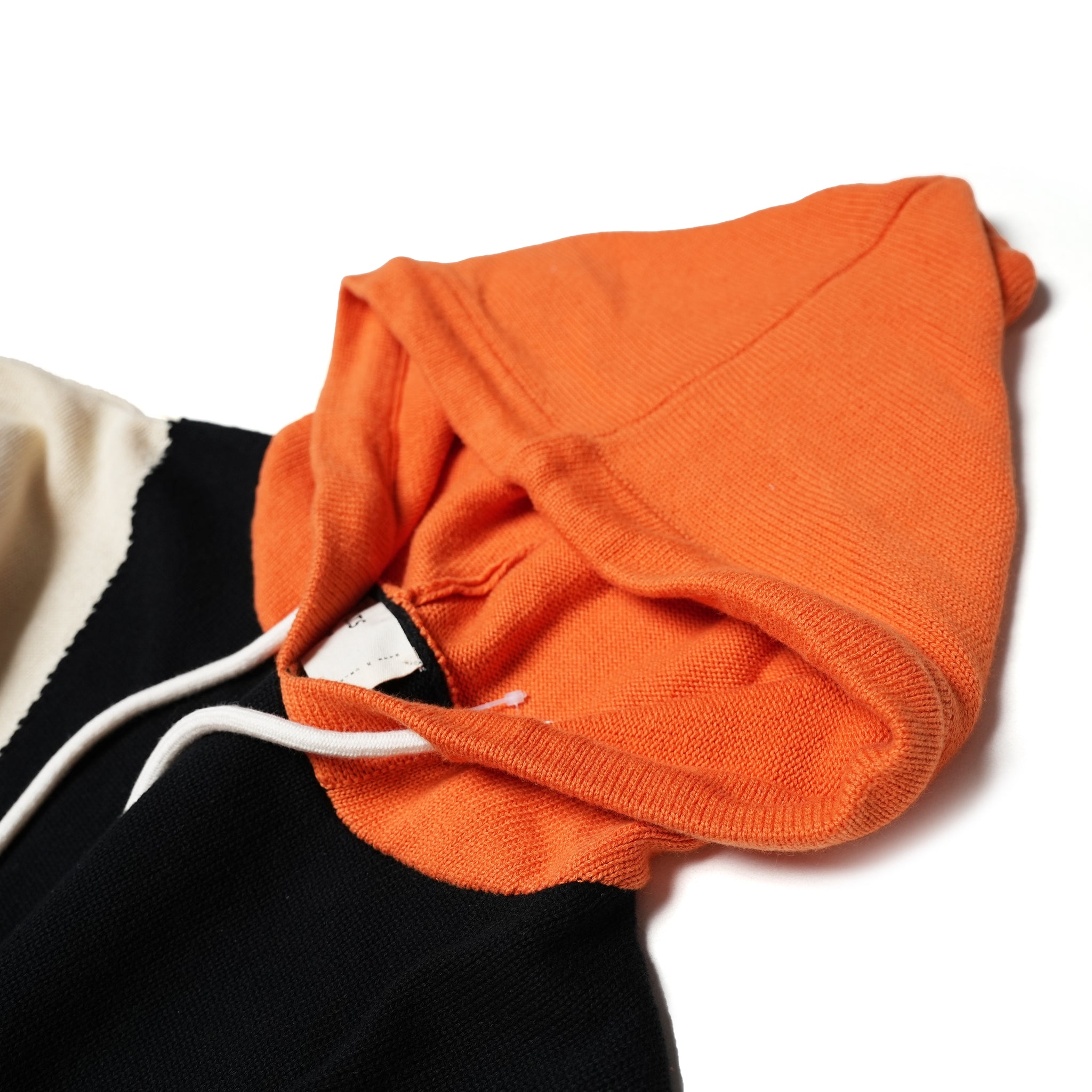OTS REACTIVE KNIT HOODY – Geo Orange | ONE TEASPOON