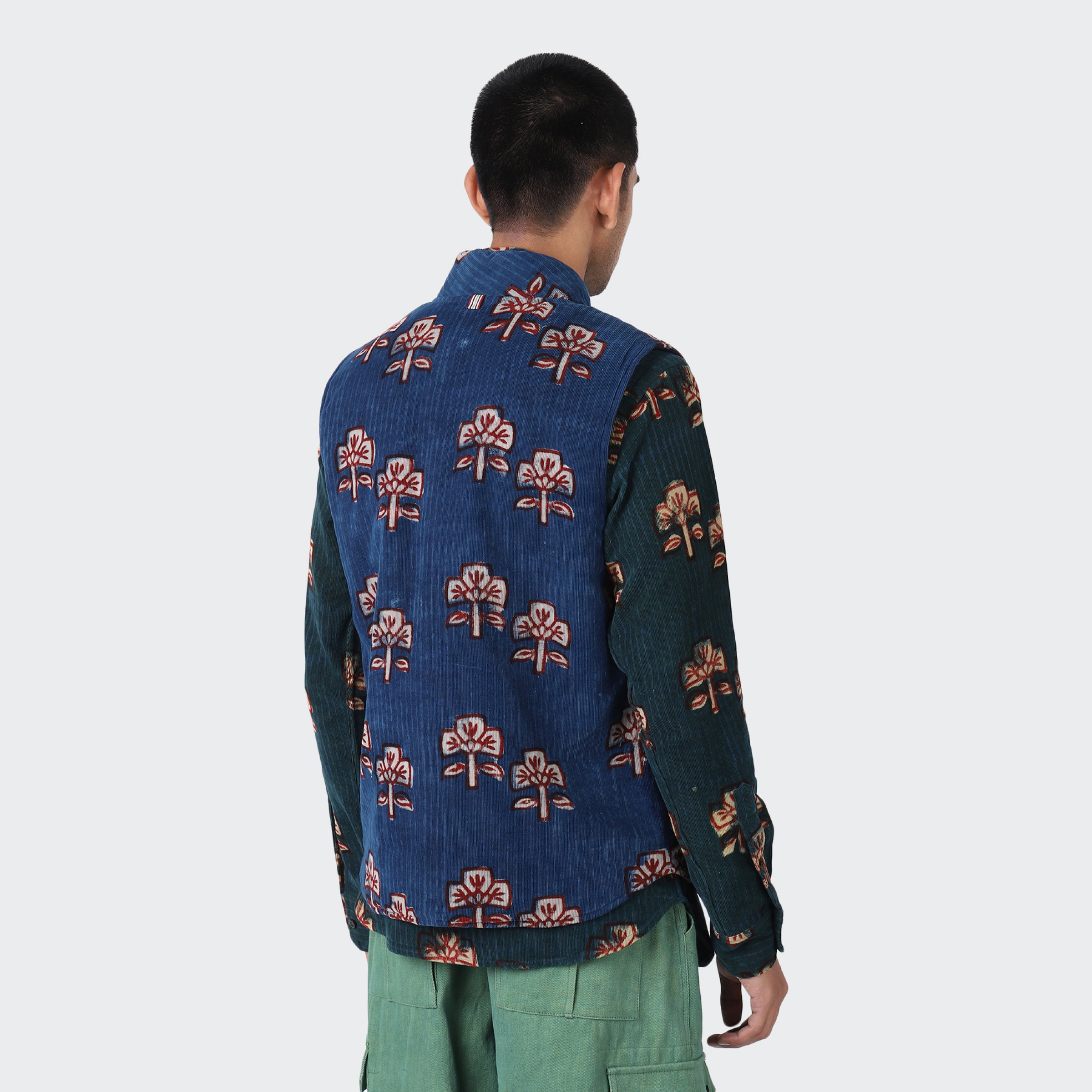 karudo2023aw06 | LEO_QUILTED VEST | Color:Bp101 Indigo【KARDO_カルド】