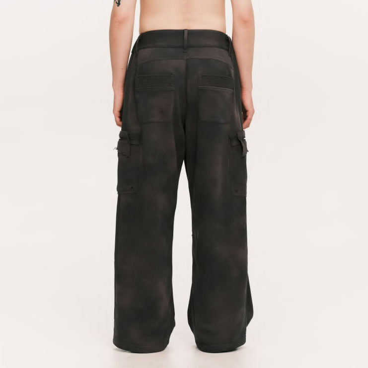 Grunge sweat cargo – Black | PLATEAU STUDIO
