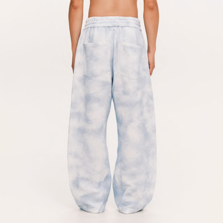 Star sweat pants – Sky Blue | PLATEAU STUDIO