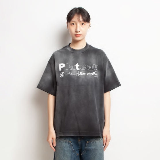 Pla25sst19_Washed Black | Sp tee | Color:Washed Black【PLATEAU STUDIO_プラトー スタジオ】【ネコポス選択可能】