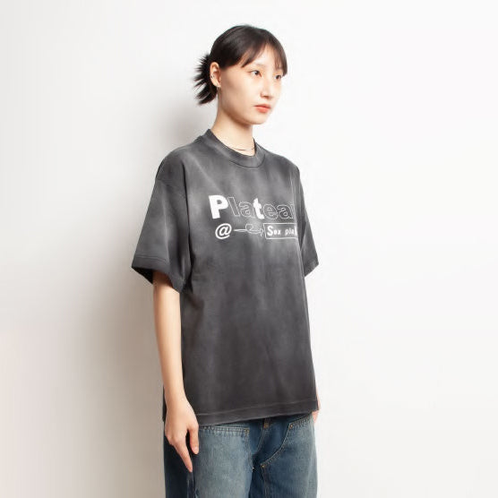 Pla25sst19_Washed Black | Sp tee | Color:Washed Black【PLATEAU STUDIO_プラトー スタジオ】【ネコポス選択可能】