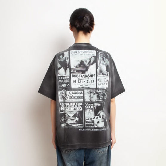 Pla25sst19_Washed Black | Sp tee | Color:Washed Black【PLATEAU STUDIO_プラトー スタジオ】【ネコポス選択可能】