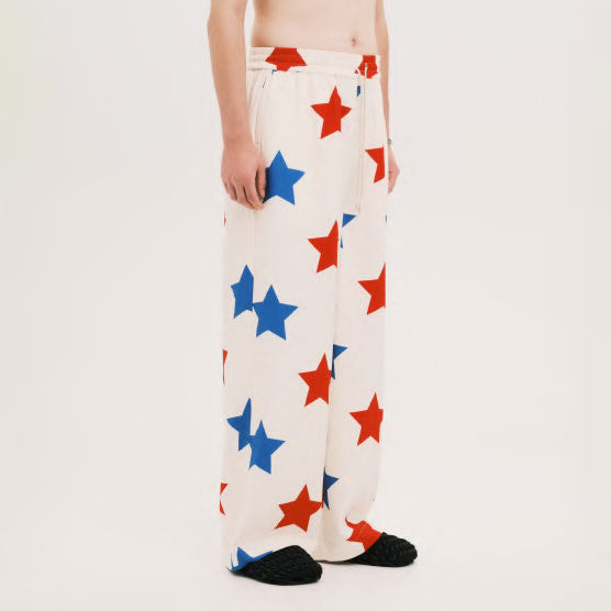 Pla25ssp03_Mix | Star pajama pants | Color:Mix【PLATEAU STUDIO_プラトー スタジオ】