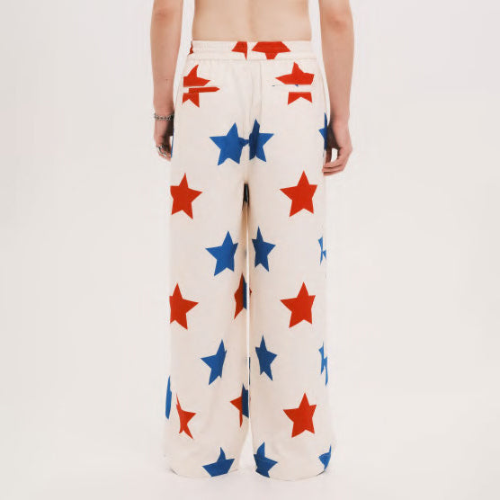 Pla25ssp03_Mix | Star pajama pants | Color:Mix【PLATEAU STUDIO_プラトー スタジオ】