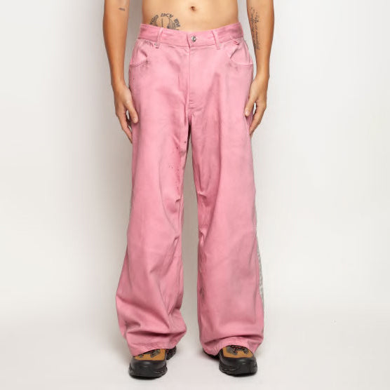 Pla25ssp09_Dirty Pink | Side line dirty pants | Color:Dirty Pink【PLATEAU STUDIO_プラトー スタジオ】【archive】