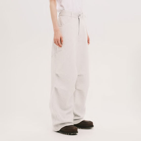 Pla25ssp11_Light Grey | Sweat cargo pants | Color:Light Grey【PLATEAU STUDIO_プラトー スタジオ】【archive】