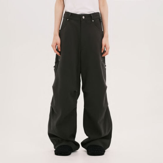 Pla25ssp10_Dark Grey | Sweat cargo pants | Color:Dark Grey【PLATEAU STUDIO_プラトー スタジオ】【archive】