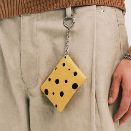 Pla25ssac17_Yellow | Cheese coin case | Color:Yellow【PLATEAU STUDIO_プラトー スタジオ】【ネコポス選択可能】【archive】