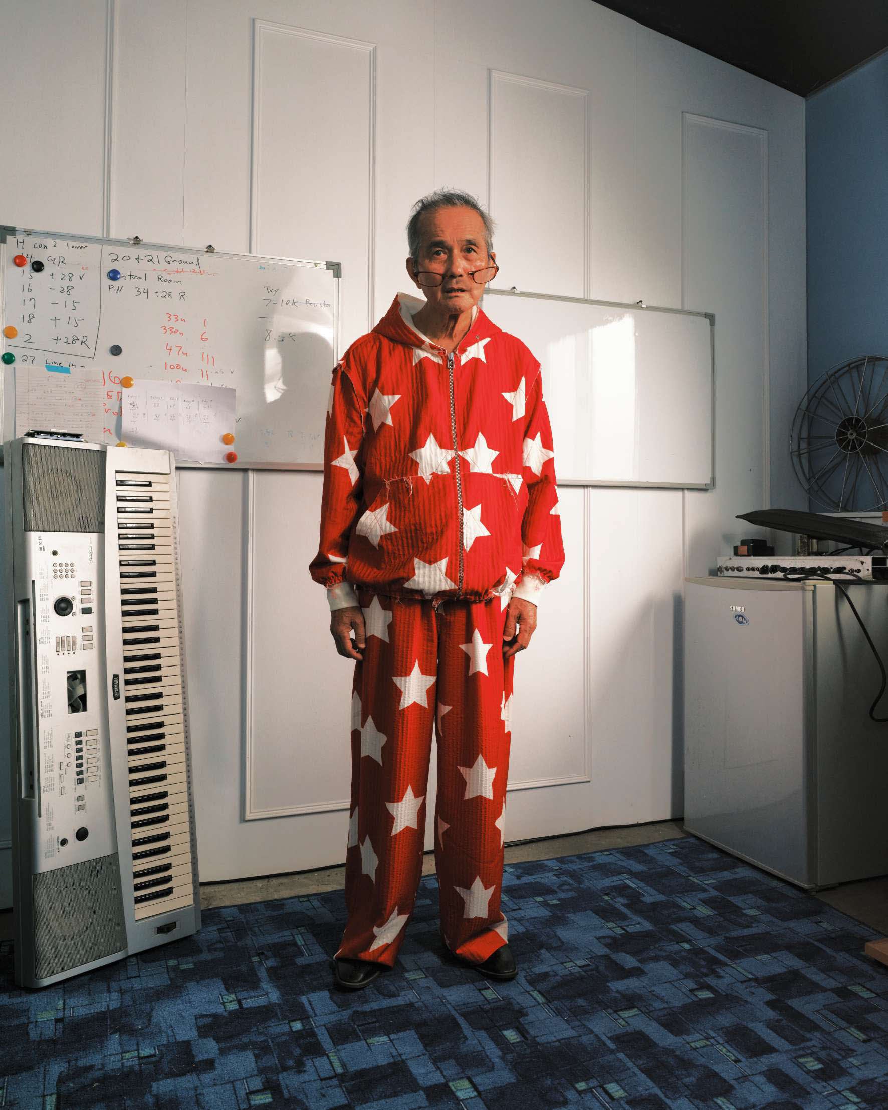 Pla25ssp02_Red | Star pajama pants | Color:Red【PLATEAU STUDIO_プラトー スタジオ】【archive】