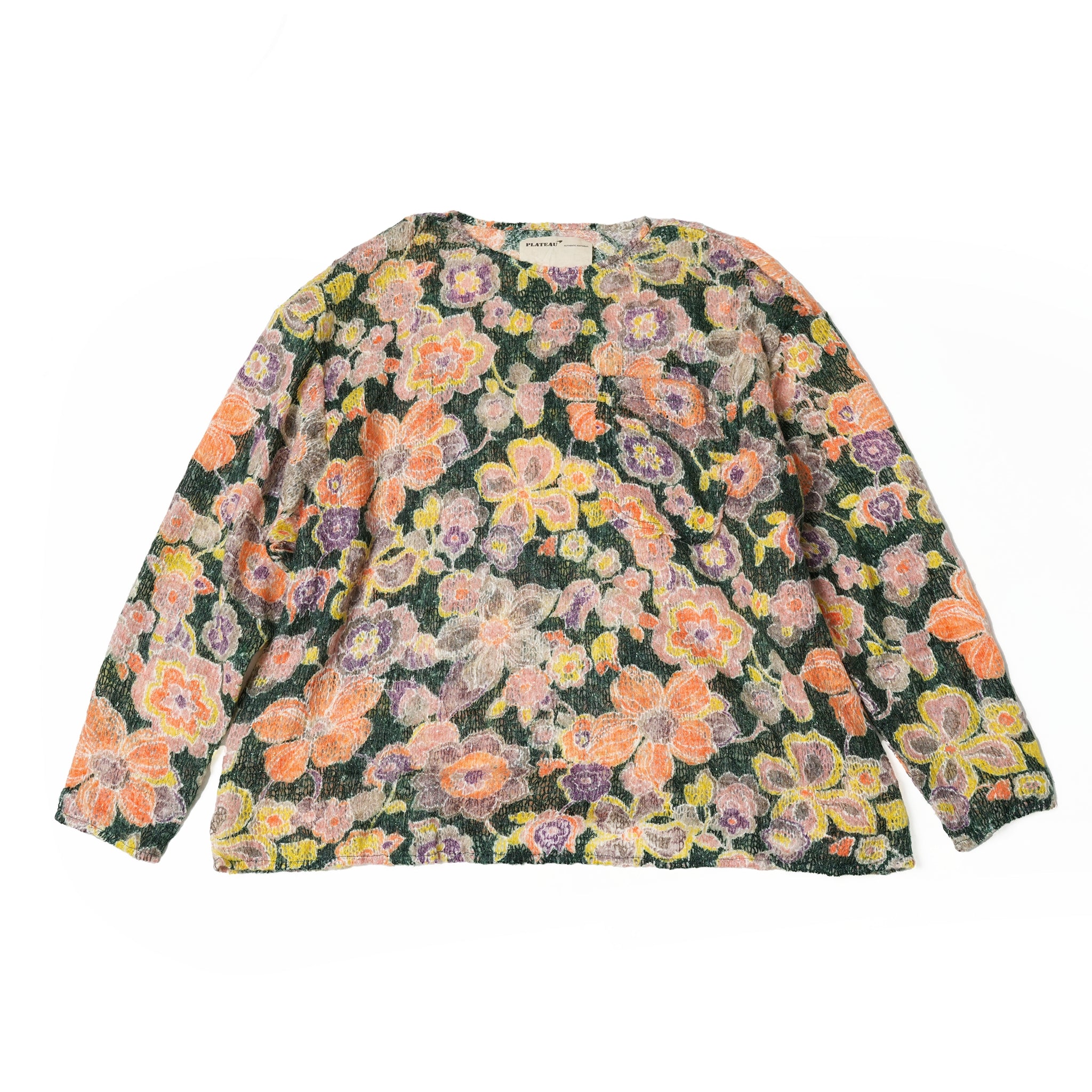 Type p wool knit sweater – Mix | PLATEAU STUDIO