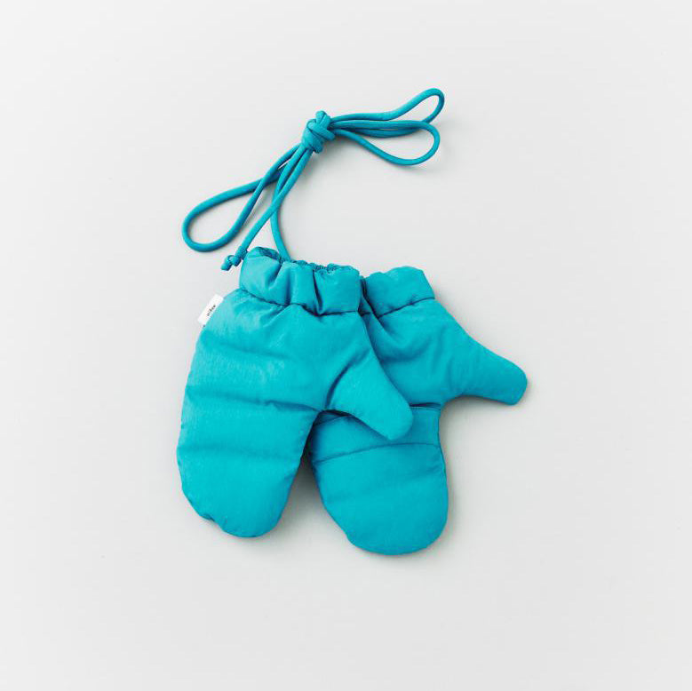 FEW23WAC5118a | DOWN MITTENS | Color:Blue【MIFFEW_ミフュー】