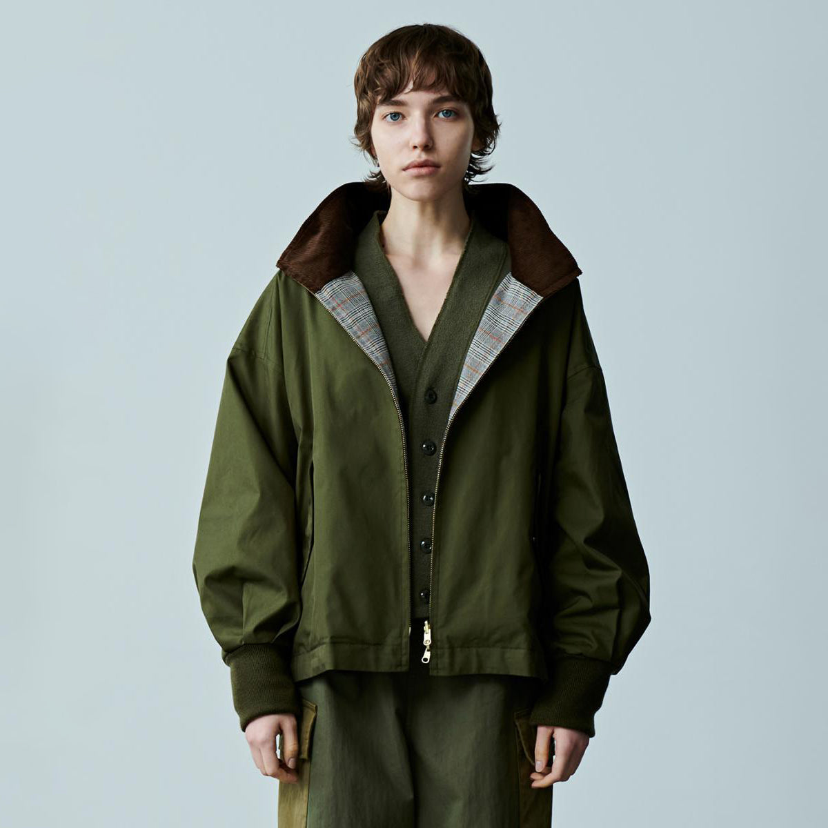 No:MIL23FJK3202 | REV SWING TOP | Navy/Khaki | KHA:KI