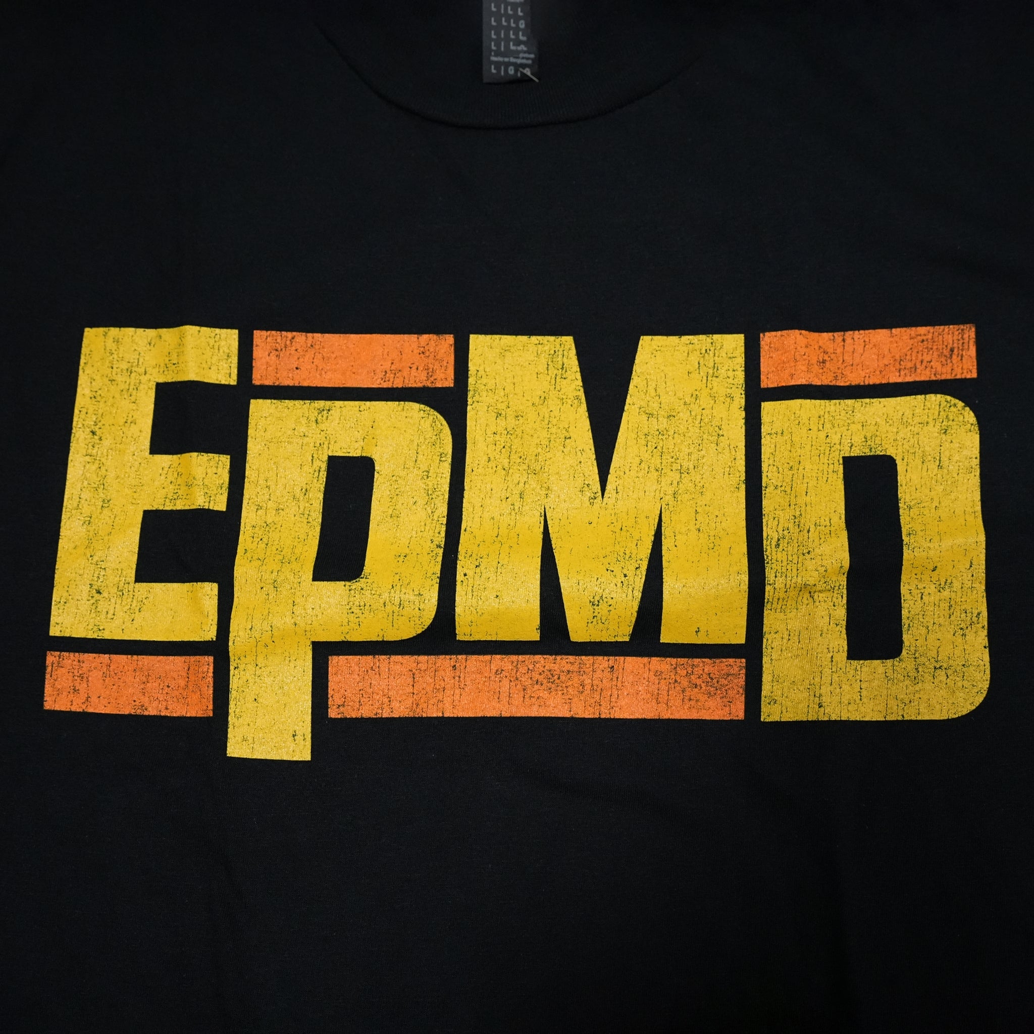 EPMD_Distressed Classic Logo_Unisex_Black【ROCK OFF】【ネコポス選択可能】