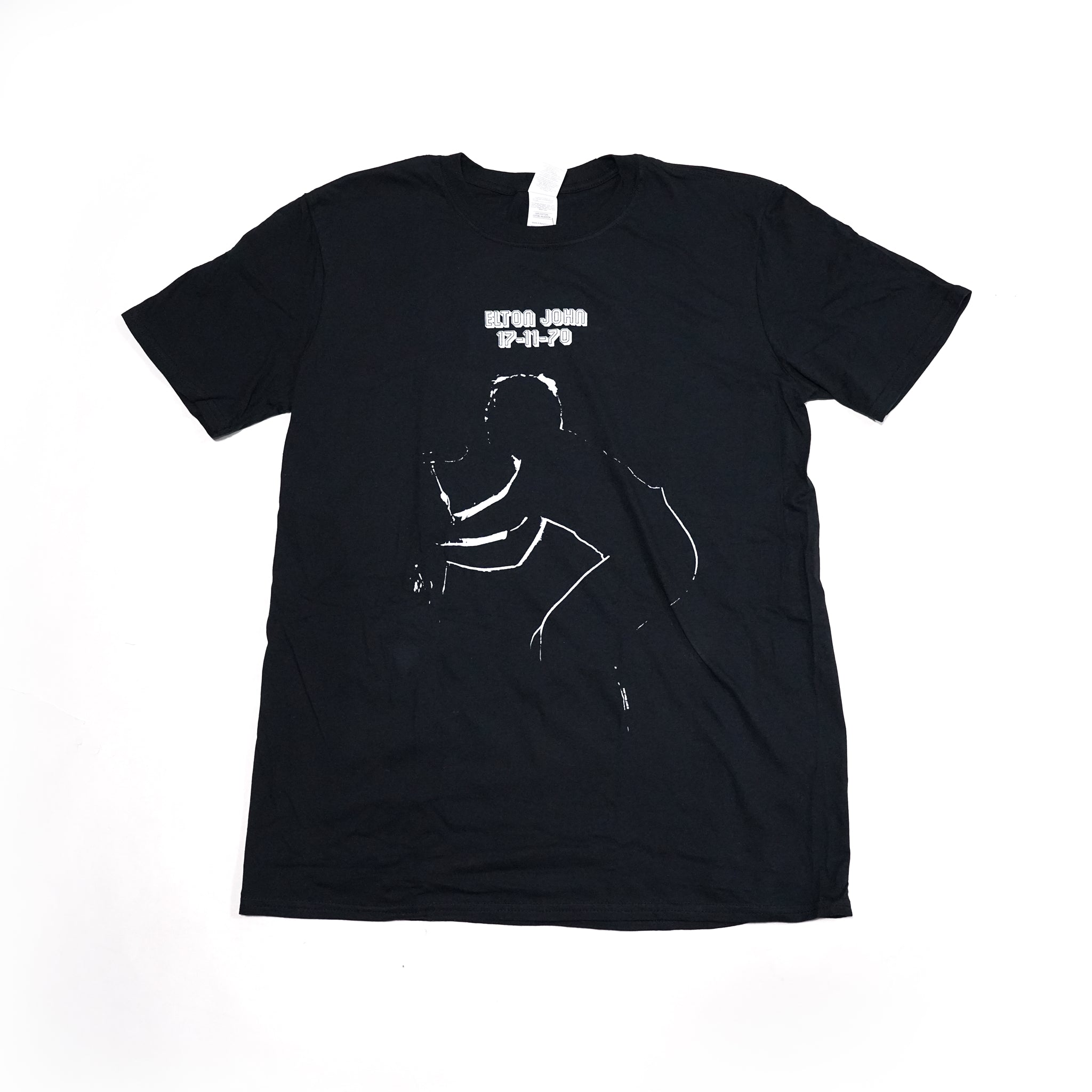 EltonJohn_17.11.70 Album_Unisex_Black【ROCK OFF】【ネコポス選択可能】