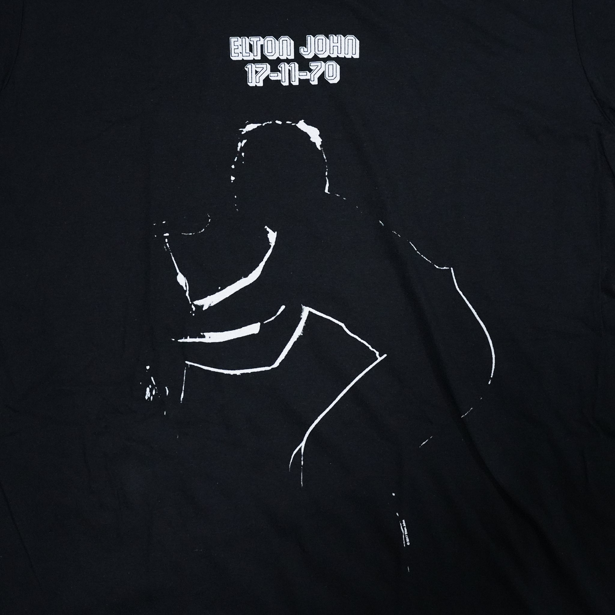 EltonJohn_17.11.70 Album_Unisex_Black【ROCK OFF】【ネコポス選択可能】