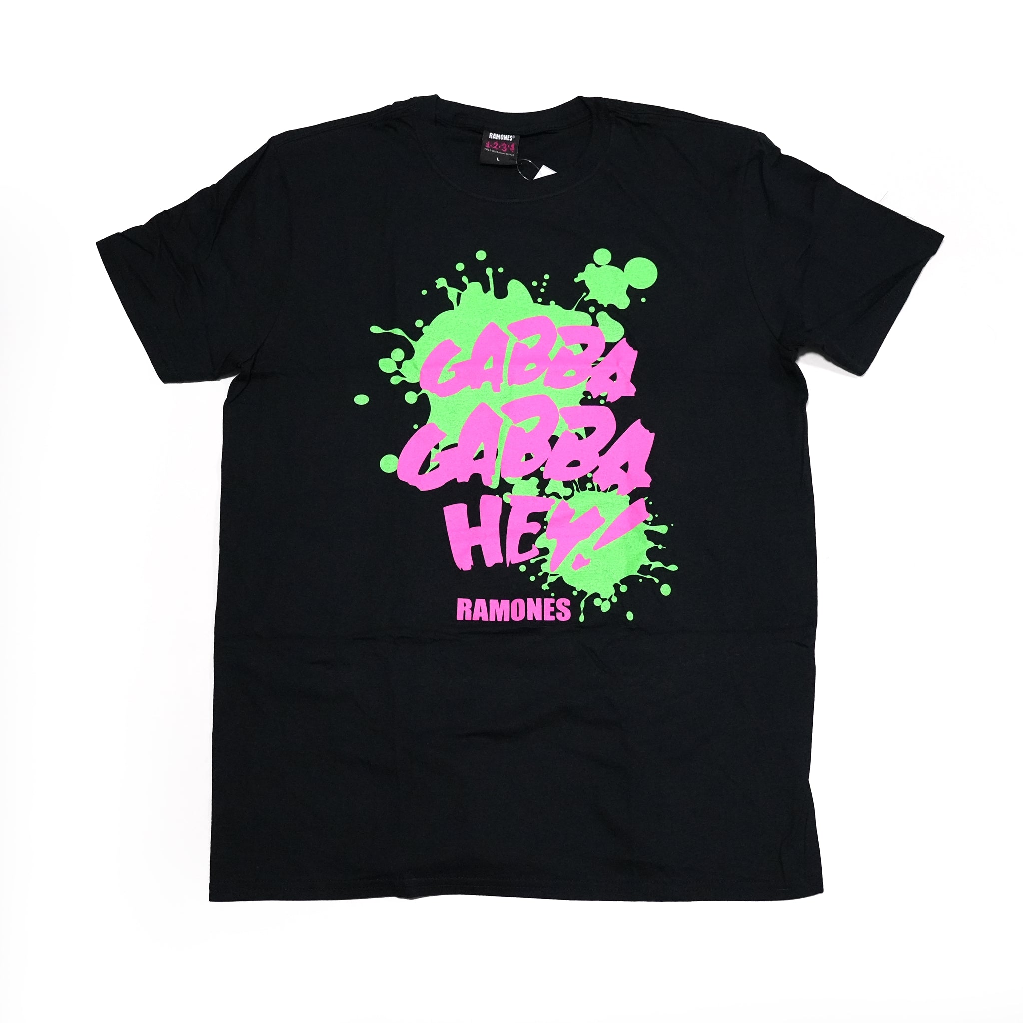 Name:Ramones_Gabba Gabba Hey_Unisex_Black【ROCK OFF】【ネコポス選択可能】