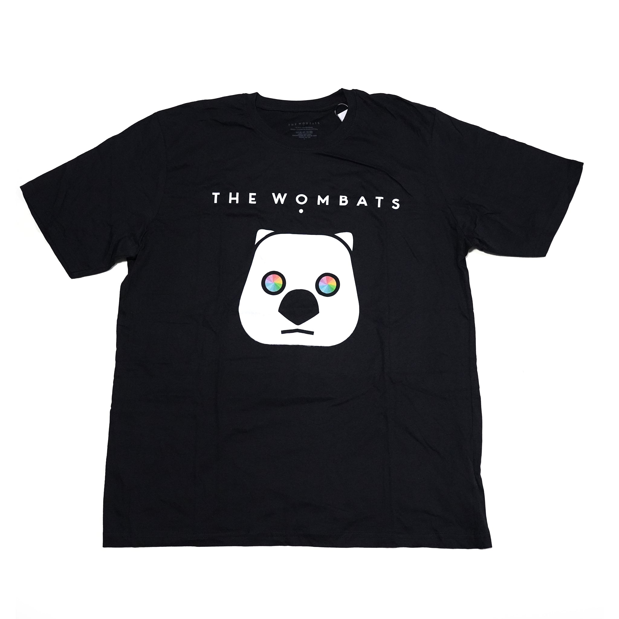 Name:TheWombats_Rainbow Eyes_Unisex_Black【ROCK OFF】【ネコポス選択可能】