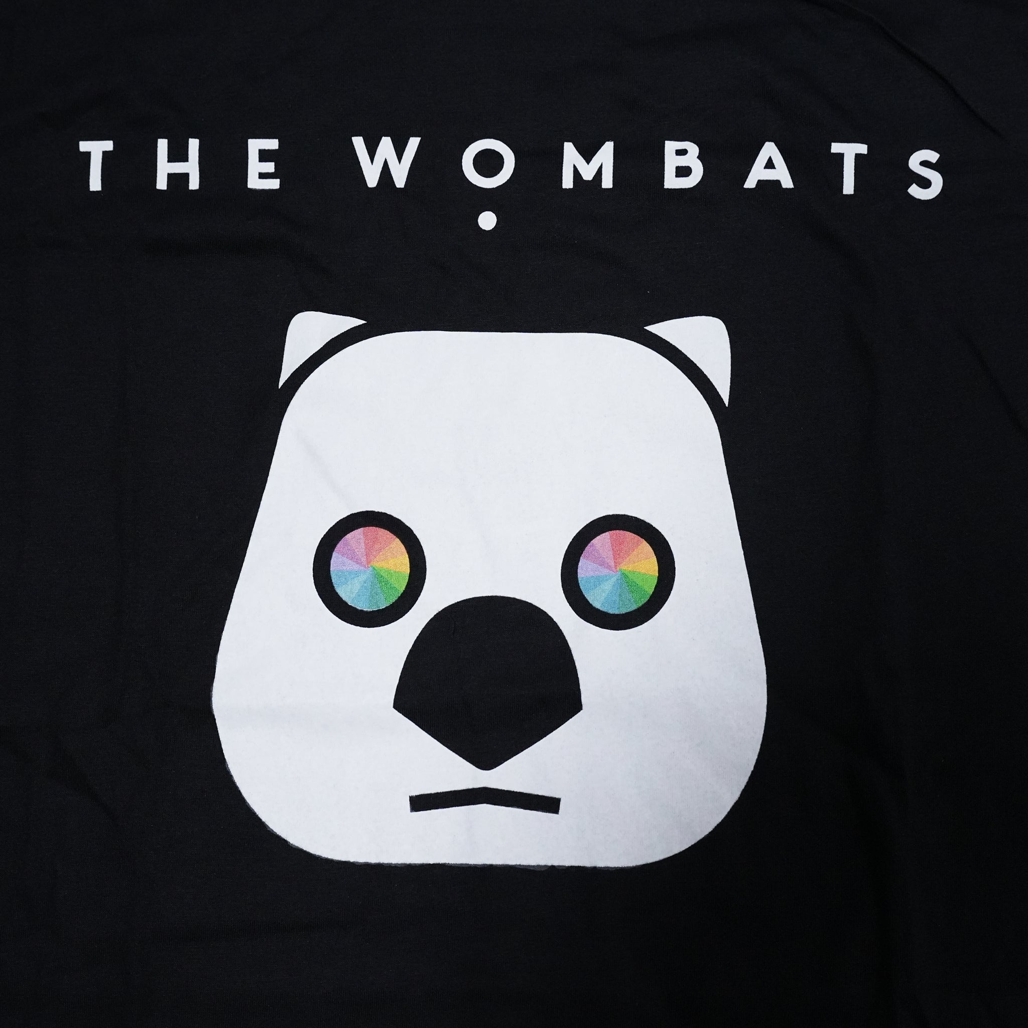 Name:TheWombats_Rainbow Eyes_Unisex_Black【ROCK OFF】【ネコポス選択可能】