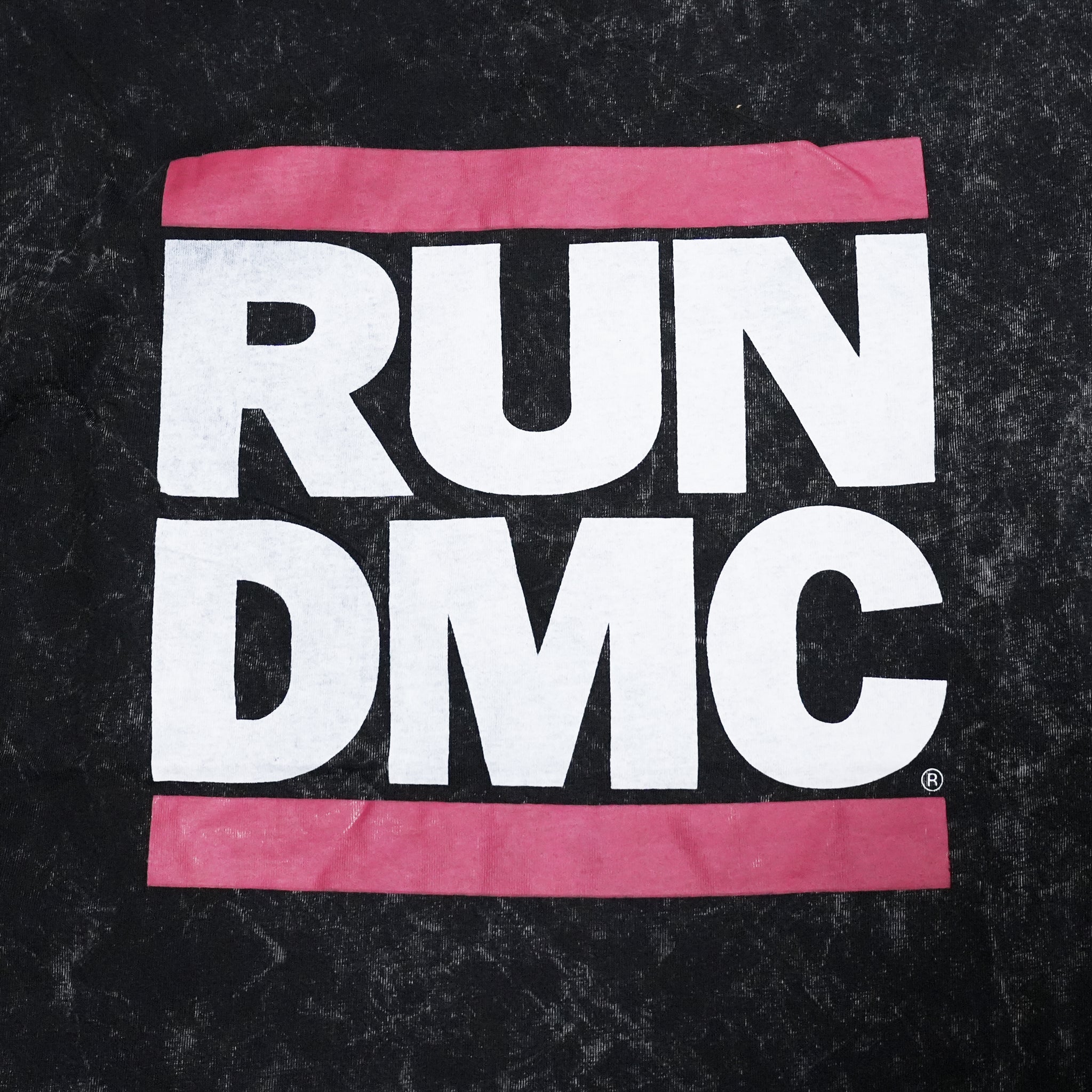 Name:RunDMC_Logo Snow Wash_Unisex_Black【ROCK OFF】【ネコポス選択可能】
