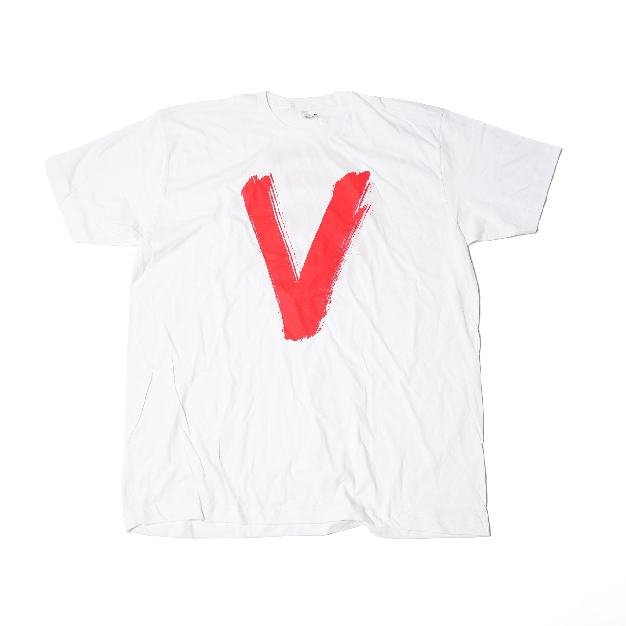 Name:U2_Vertigo Tour 2005 Red V_Unisex_White【ROCK OFF】【ネコポス選択可能】