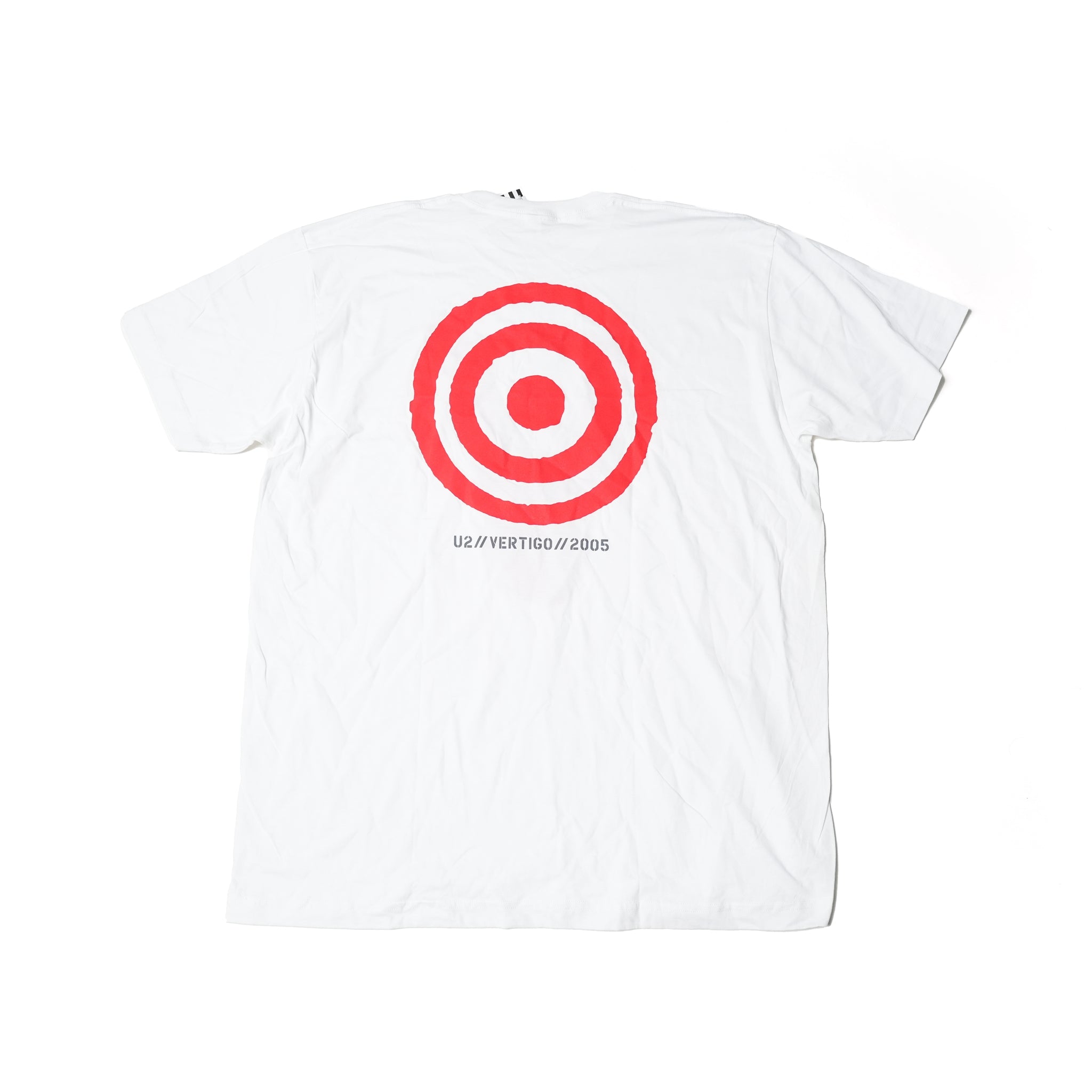Name:U2_Vertigo Tour 2005 Red V_Unisex_White【ROCK OFF】【ネコポス選択可能】