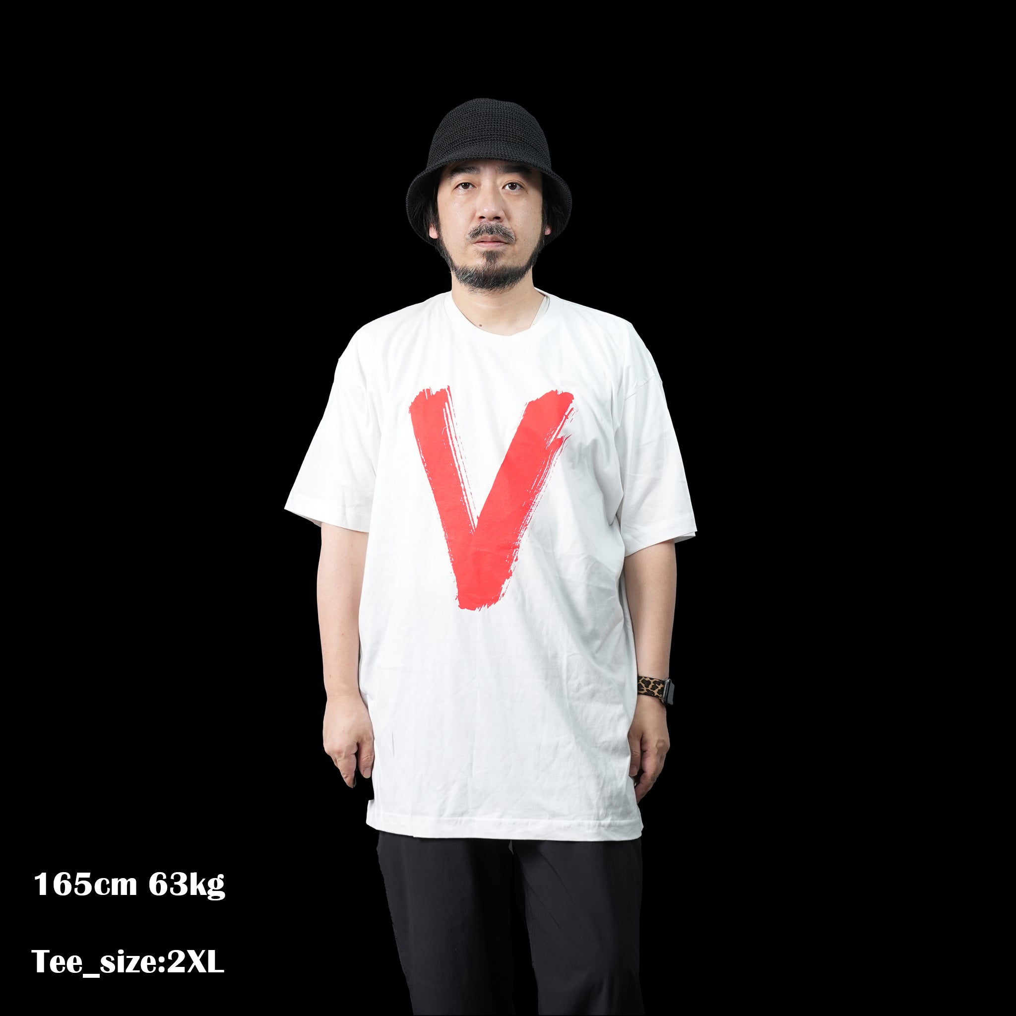 Name:U2_Vertigo Tour 2005 Red V_Unisex_White【ROCK OFF】【ネコポス選択可能】