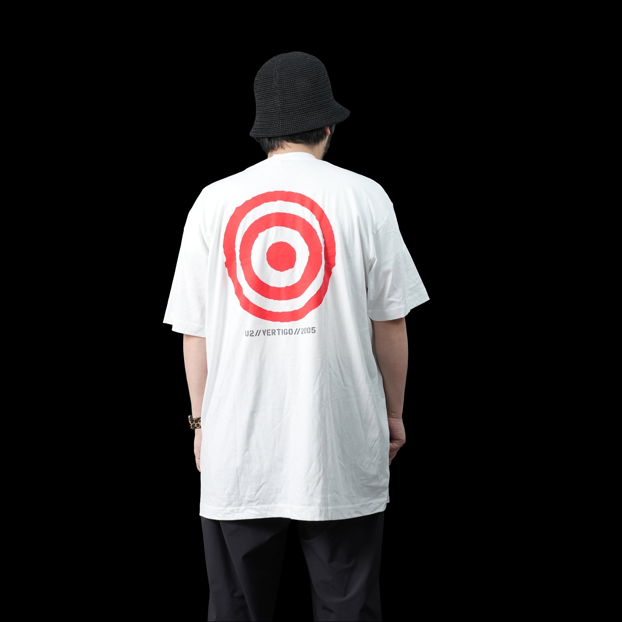 Name:U2_Vertigo Tour 2005 Red V_Unisex_White【ROCK OFF】【ネコポス選択可能】