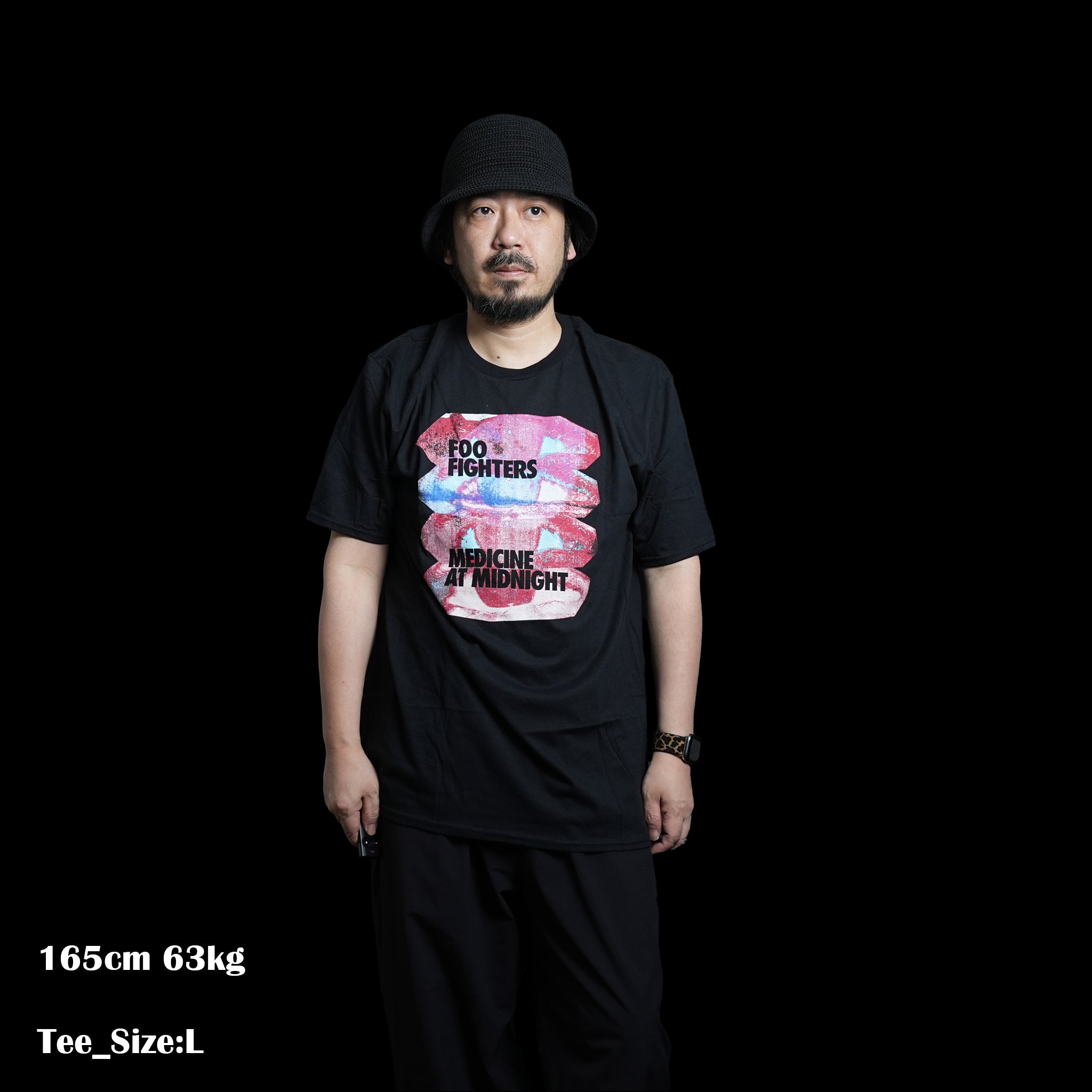 Name:FooFighters_Medicine At Midnight_Unisex_Black【ROCK OFF】【ネコポス選択可能】