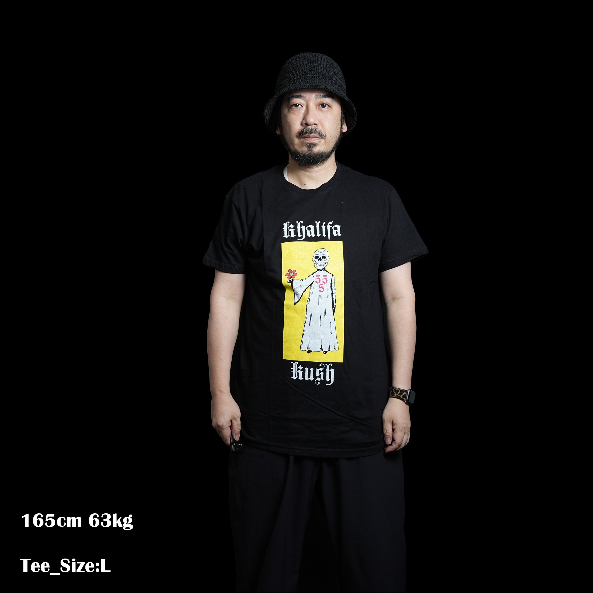 Name:WizKhalifa_Reaper Flowers_Unisex_Black【ROCK OFF】【ネコポス選択可能】