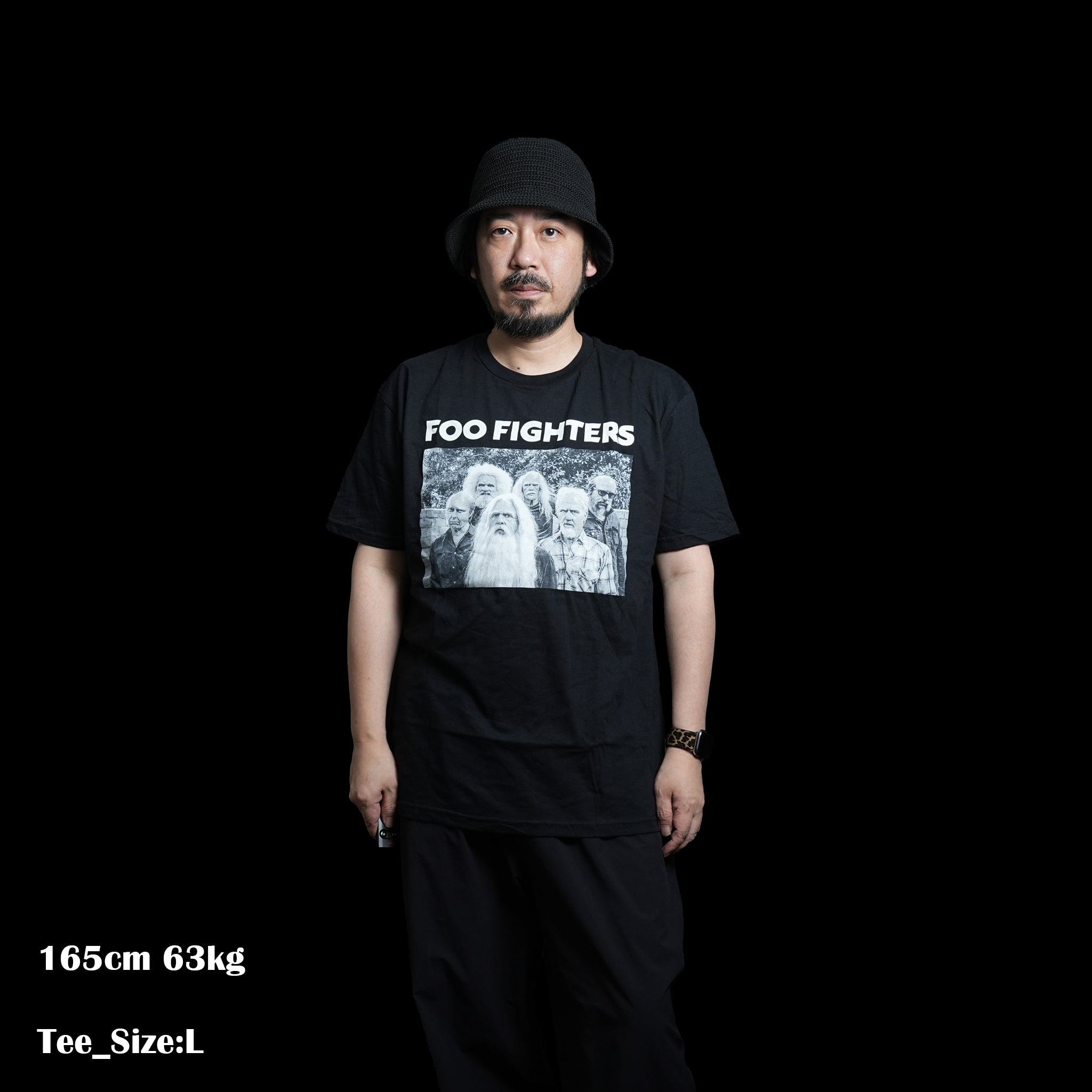 Name:FooFighters_Old Band Photo_Unisex_Black【ROCK OFF】【ネコポス選択可能】