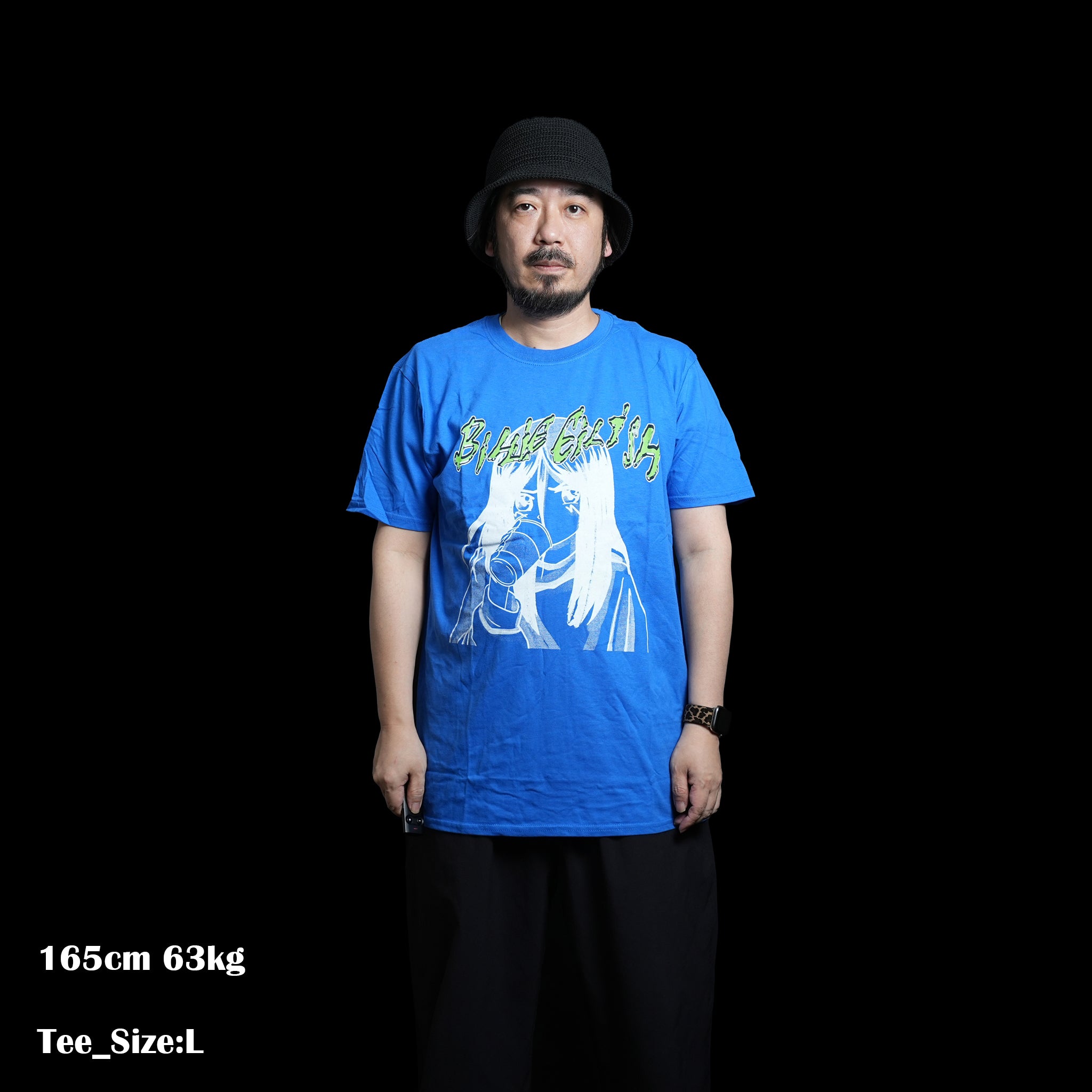 Name:BillieEilish_Anime Drink_Unisex_BlackUE【ROCK OFF】【ネコポス選択可能】