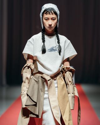 No:Seivson tee | Name:Seivson x FRUITION "Hand Embroidered Goddess of Harvest Demeter T-SHIRT" White【SEIVSON_セイブソン】