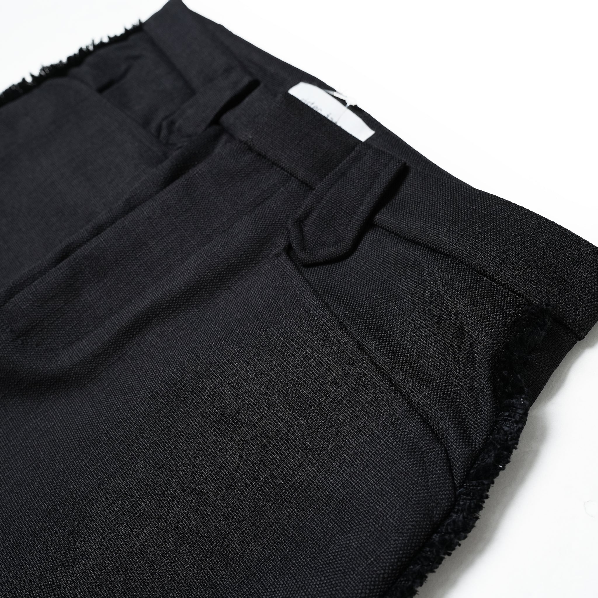 No:28SM00TRM022BLK | Name:Cory Fray Trousers | Color:Black【SISTER JANE_シスタージェーン】