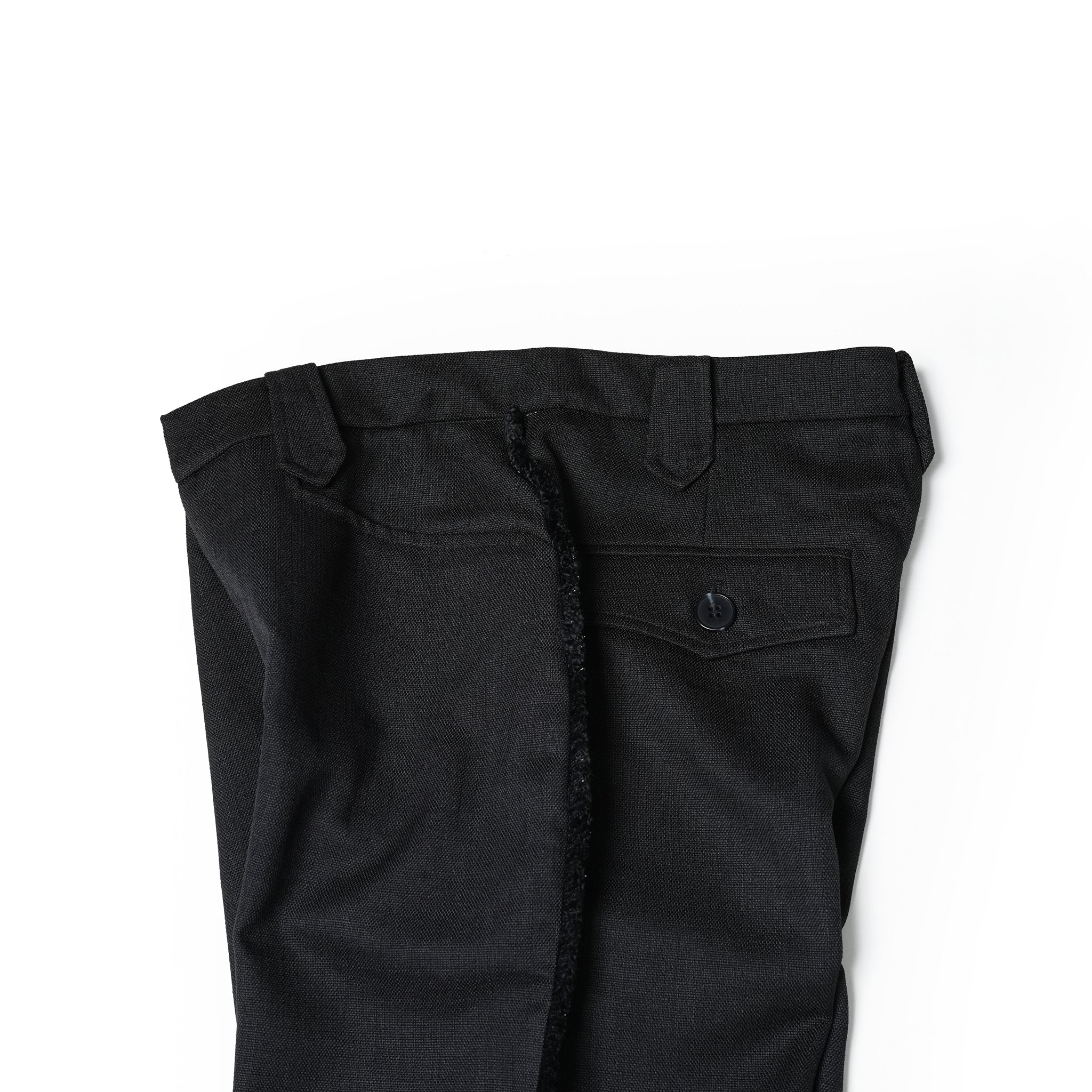 No:28SM00TRM022BLK | Name:Cory Fray Trousers | Color:Black【SISTER JANE_シスタージェーン】