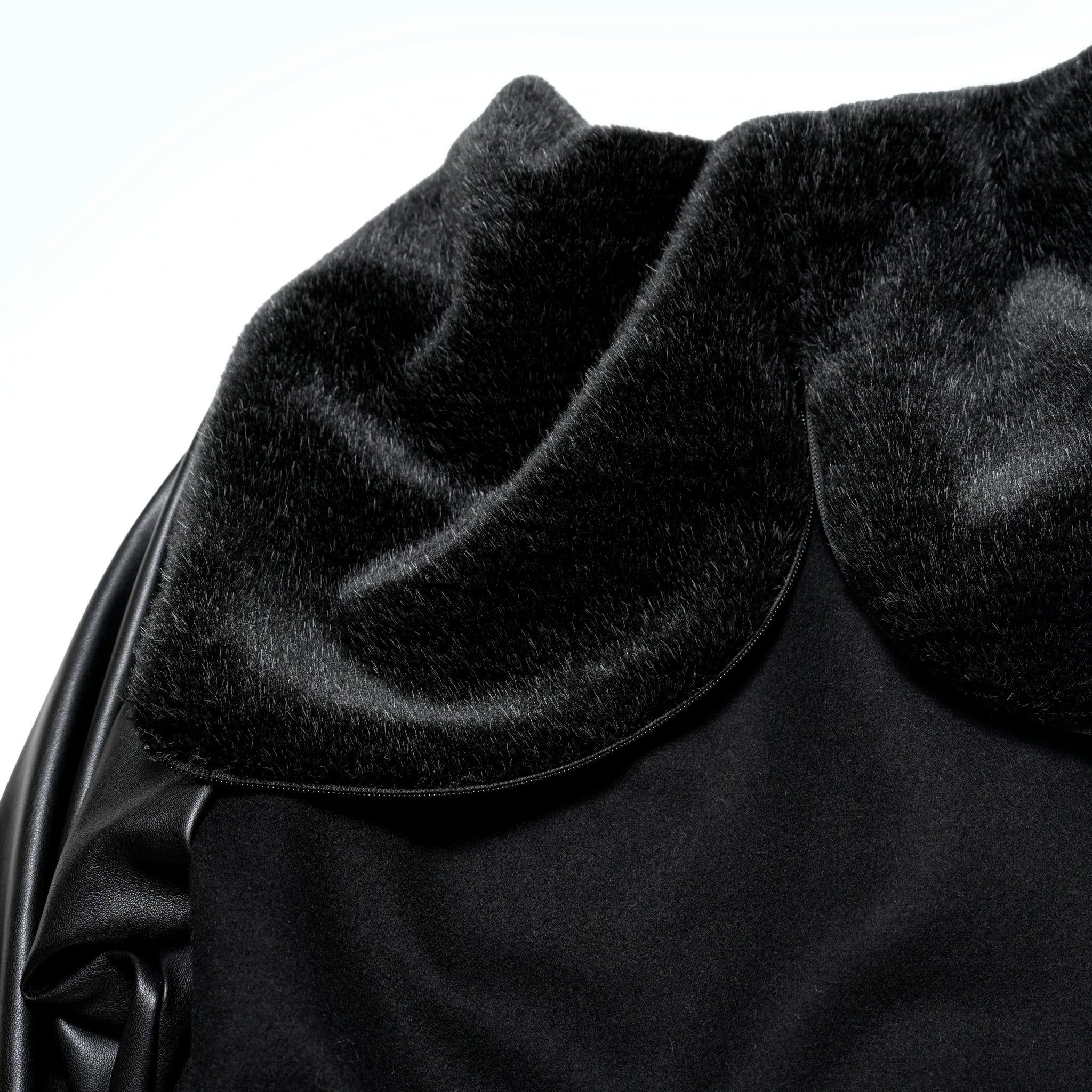 BSD24AW-05_BLACK | Flower Sailor Stadium Jacket | Color:Black【BEDSIDEDRAMA_ベッドサイドドラマ】