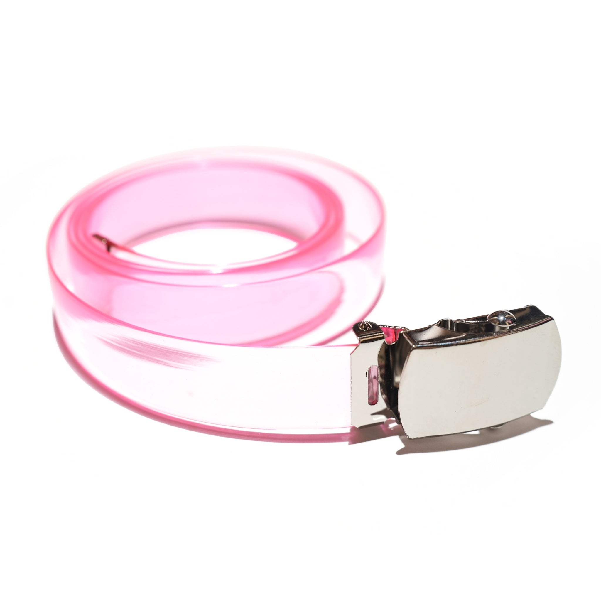 CLEAR PINK |  CLEAR BELT 25mm | 9色展開のクリアベルト | PIKE製 | ネコポス選択可能