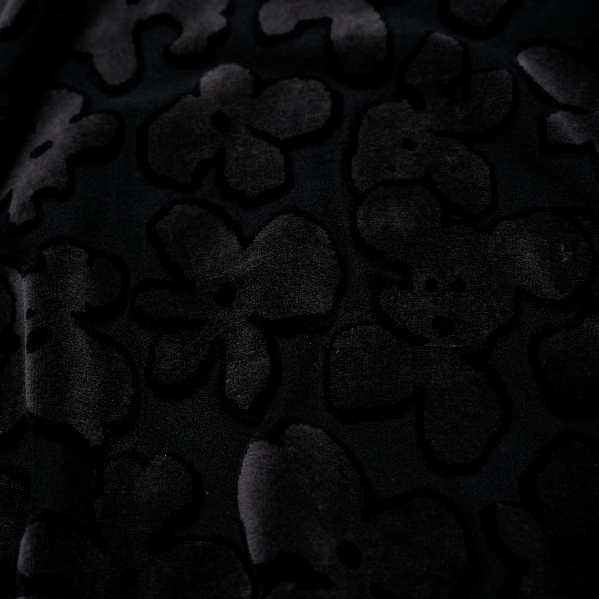 BSD24AW-16_VELOR BK | Flowers JQ Pulover | Color:Velor Bk【BEDSIDEDRAMA_ベッドサイドドラマ】【archive】