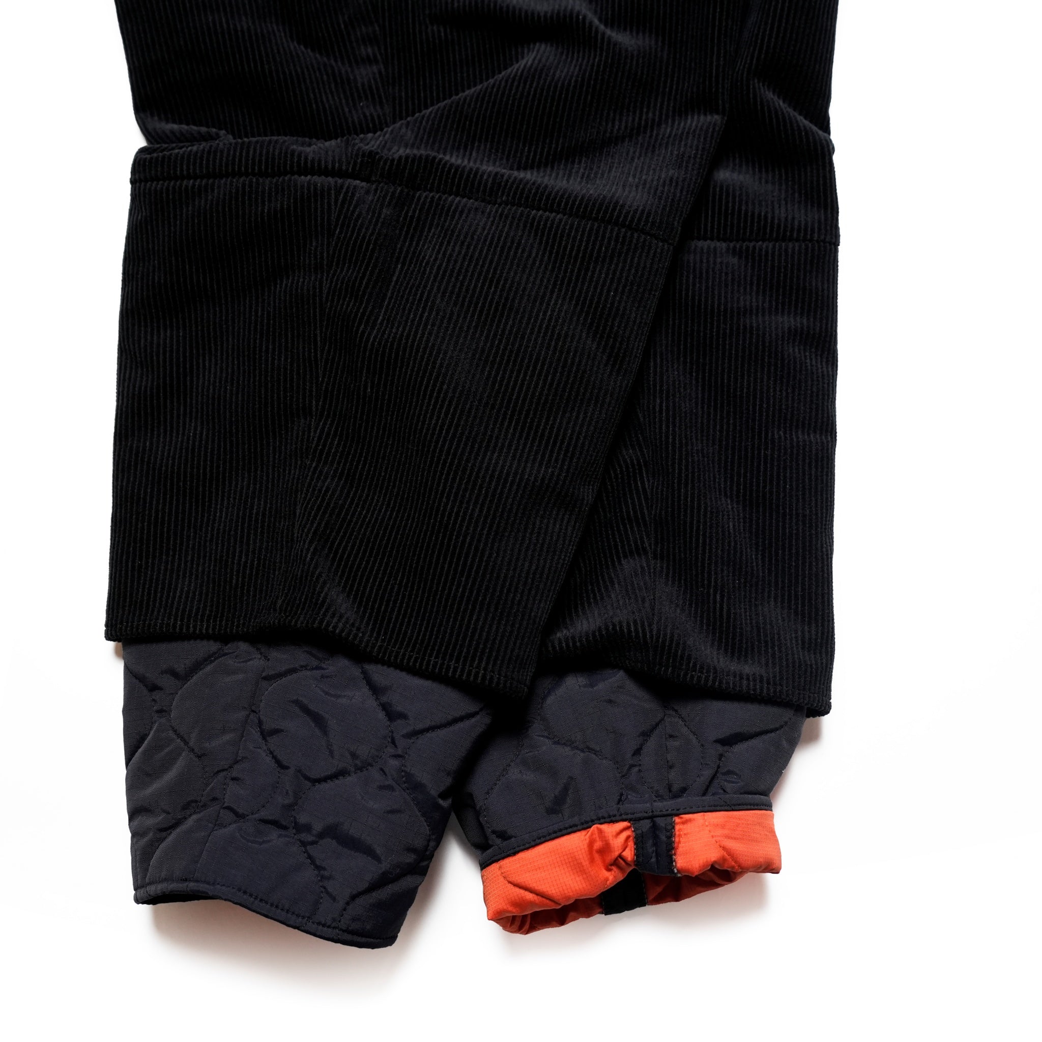 SF24AW-02_BLACK | Layer Corduroy Pants | Color:Black【STOF_ストフ】【archive】