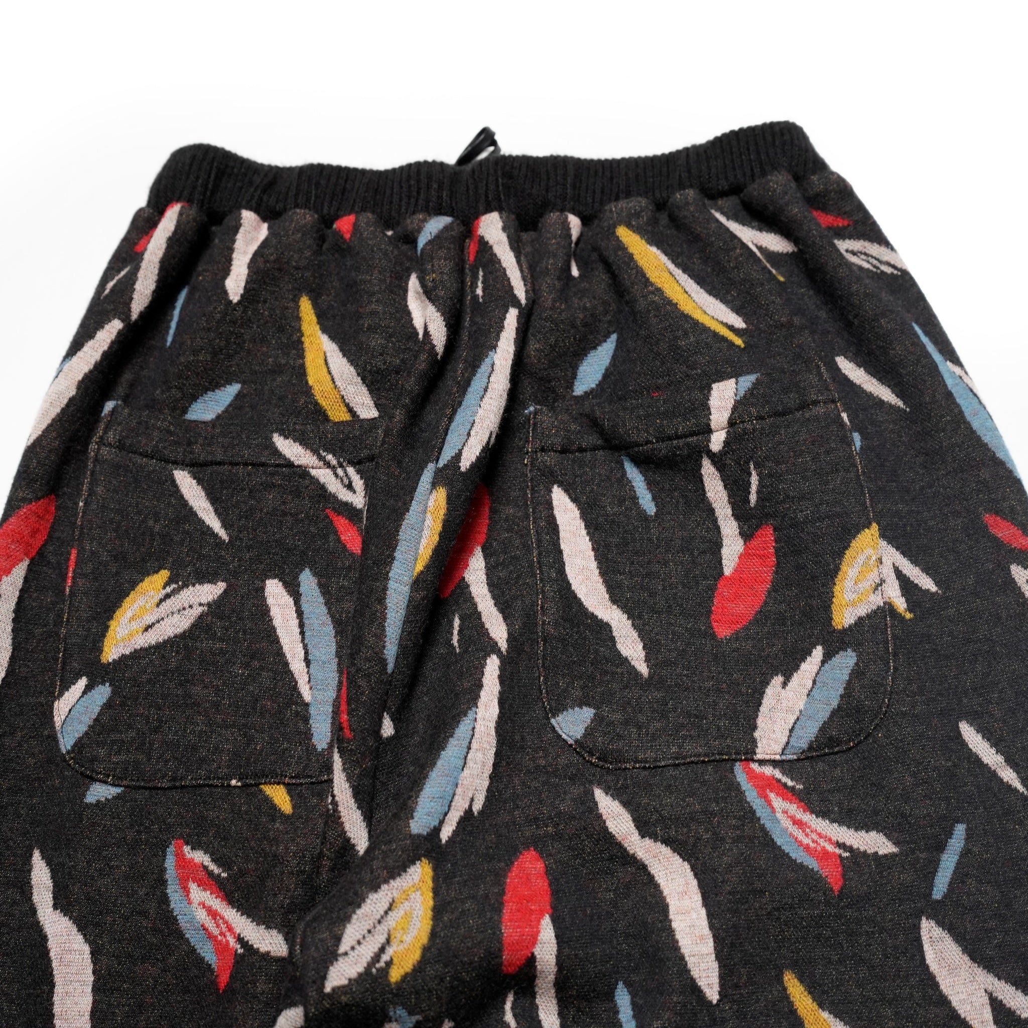 BSD24AW-17_COLOR BK | Flowers JQ Pants | Color:Color Bk【BEDSIDEDRAMA_ベッドサイドドラマ】【archive】