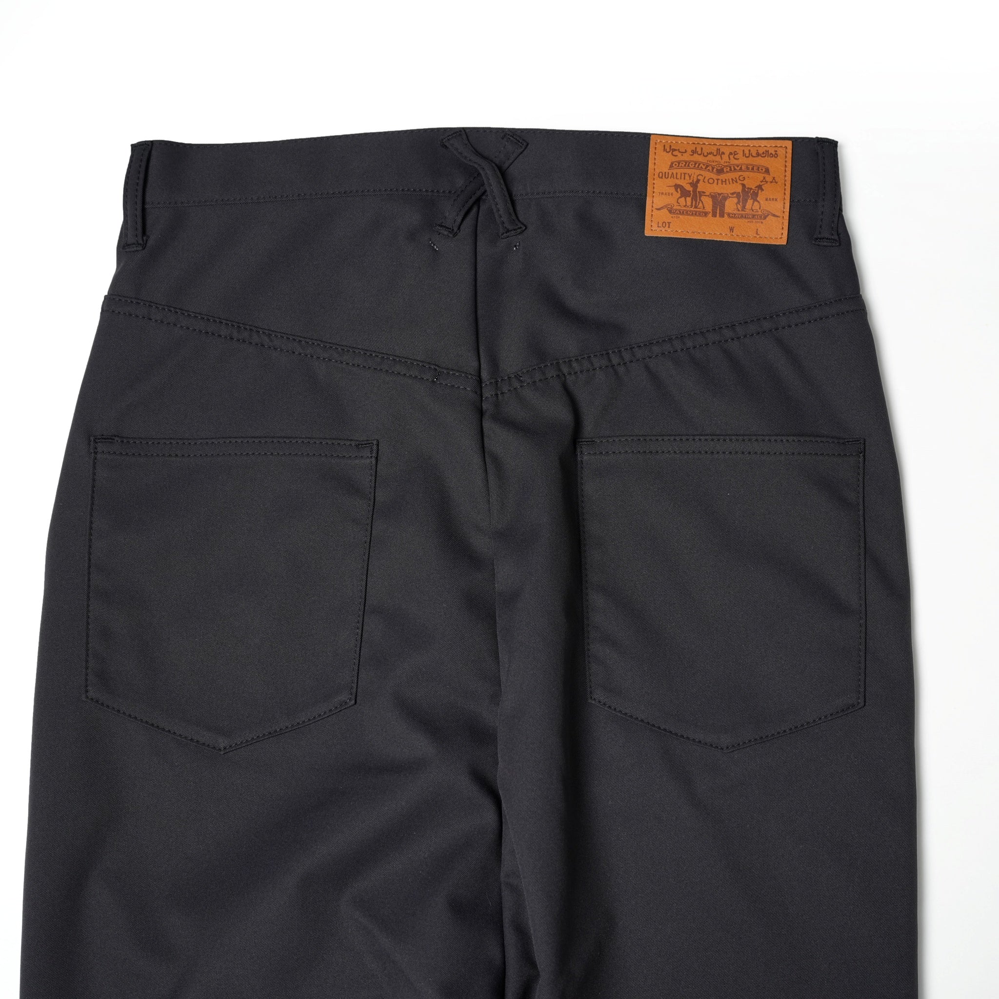 SF23AW-09 | A&P Skinny Pants | Color:Black【STOF_ストフ】