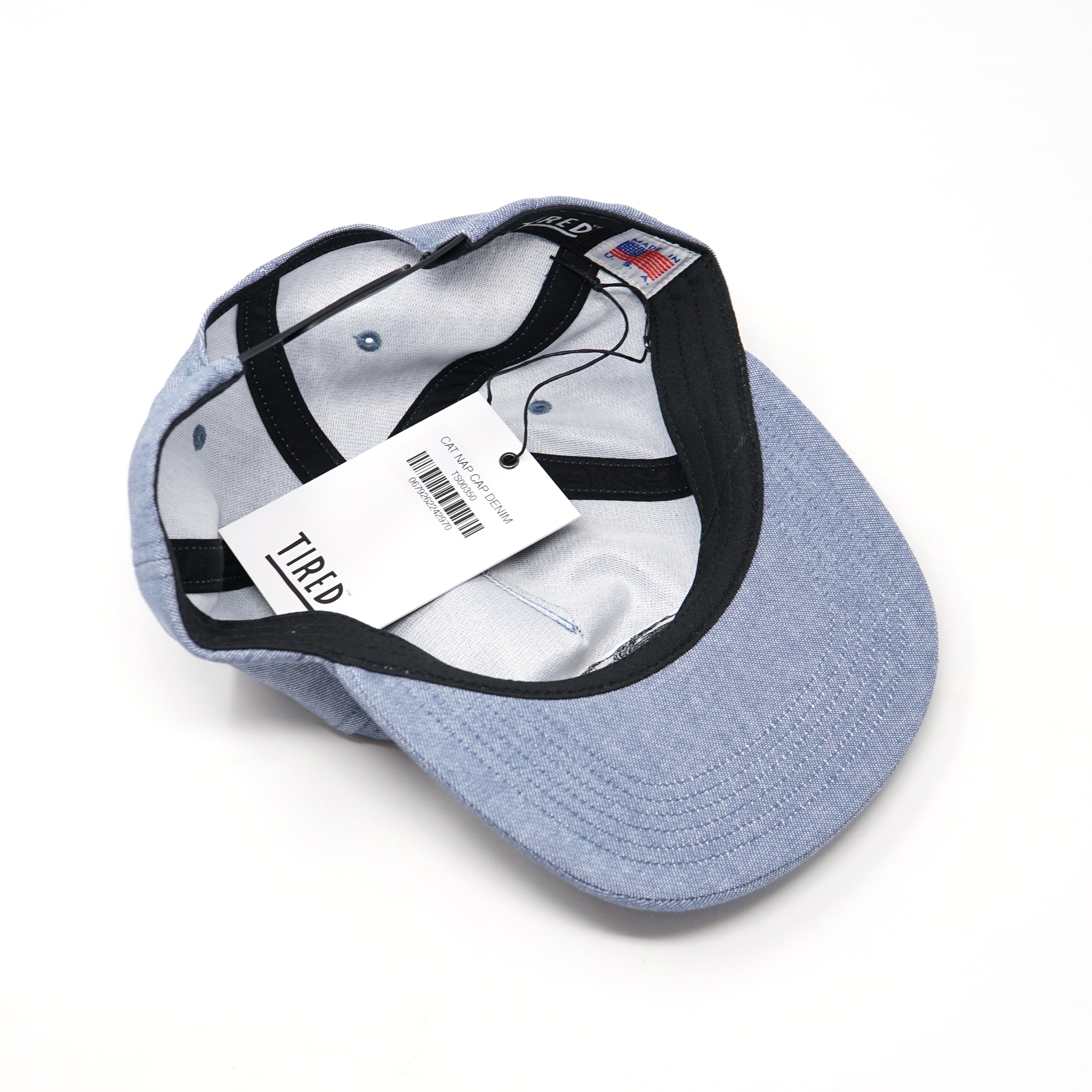 No:TS00350 | Name:CAT NAP CAP | Color:Denim【TIRED_タイレッド】