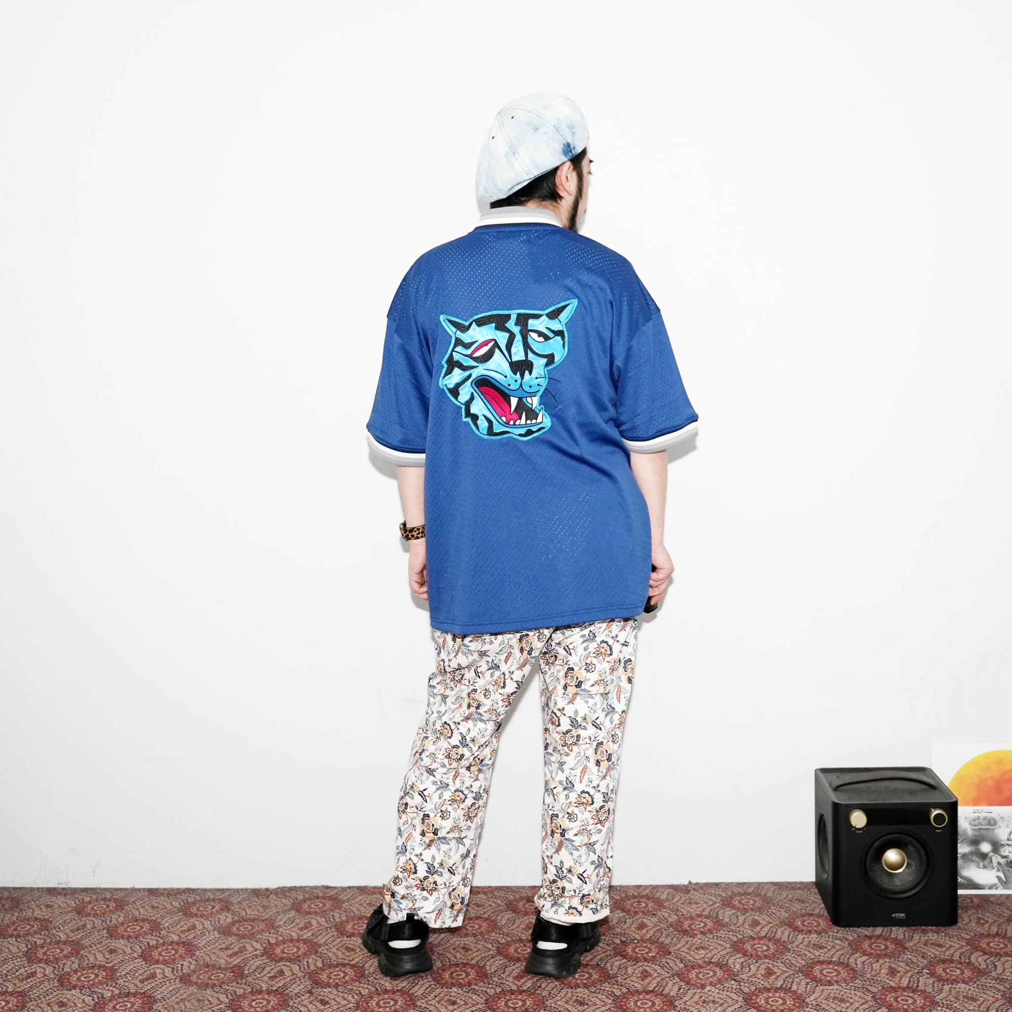 No:TS00131 | Name:ROUNDERS MESH BASEBALL JERSEY | Color:Navy【TIRED_タイレッド】