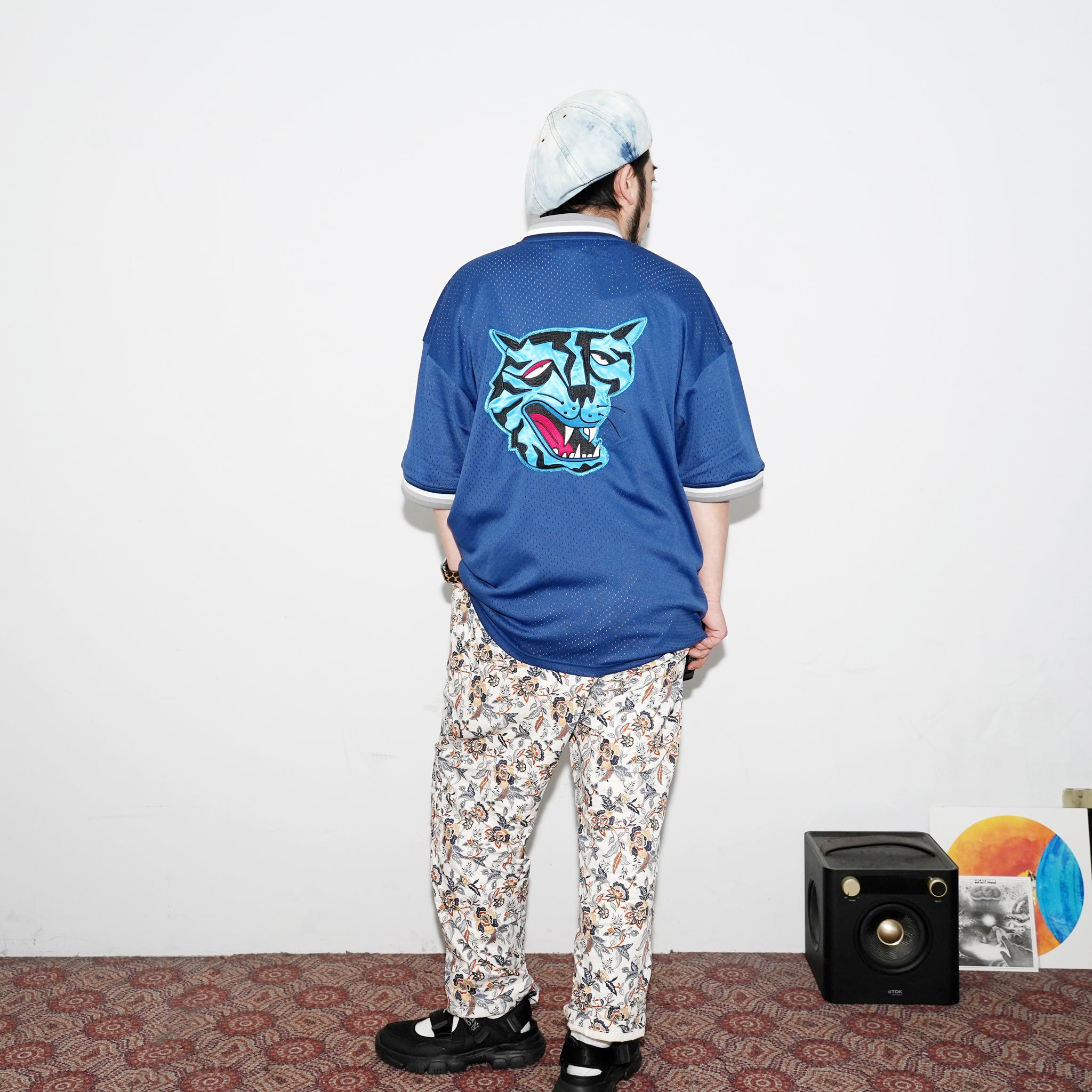 No:TS00131 | Name:ROUNDERS MESH BASEBALL JERSEY | Color:Navy【TIRED_タイレッド】