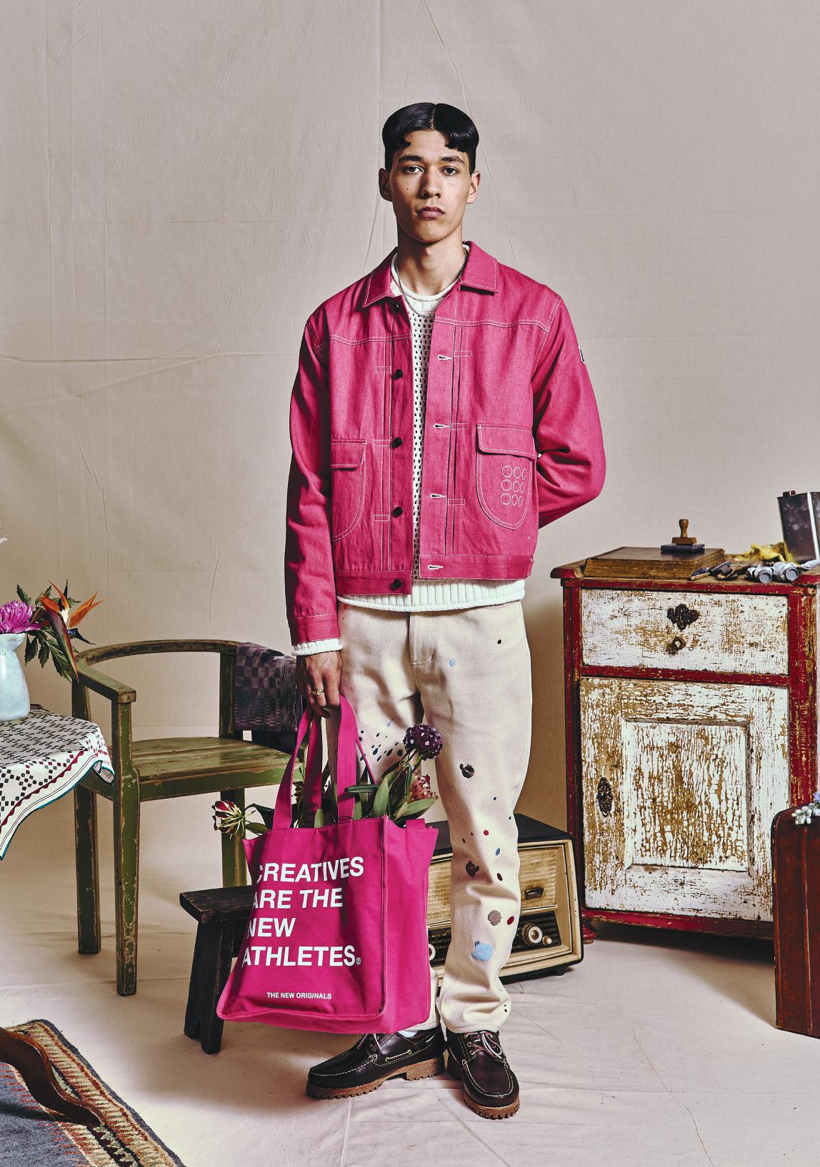 tno-13 | CATNA Tote Bag | Color:Carmine【THE NEW ORIGINALS_ザ ニュー オリジナルズ】【ネコポス選択可能】
