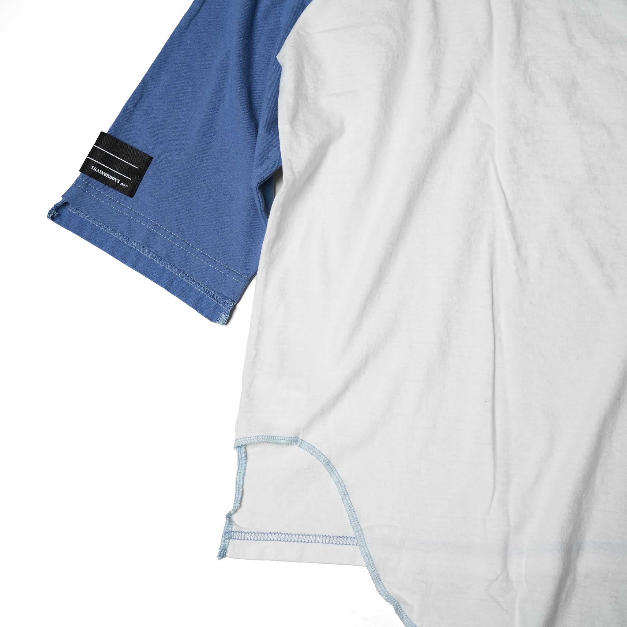 No:tb-t0201_Blue | Name:ALL ROUND TRAINER 3/4 T-shirts | Color:Blue【TRAINERBOYS_トレーナーボーイズ】
